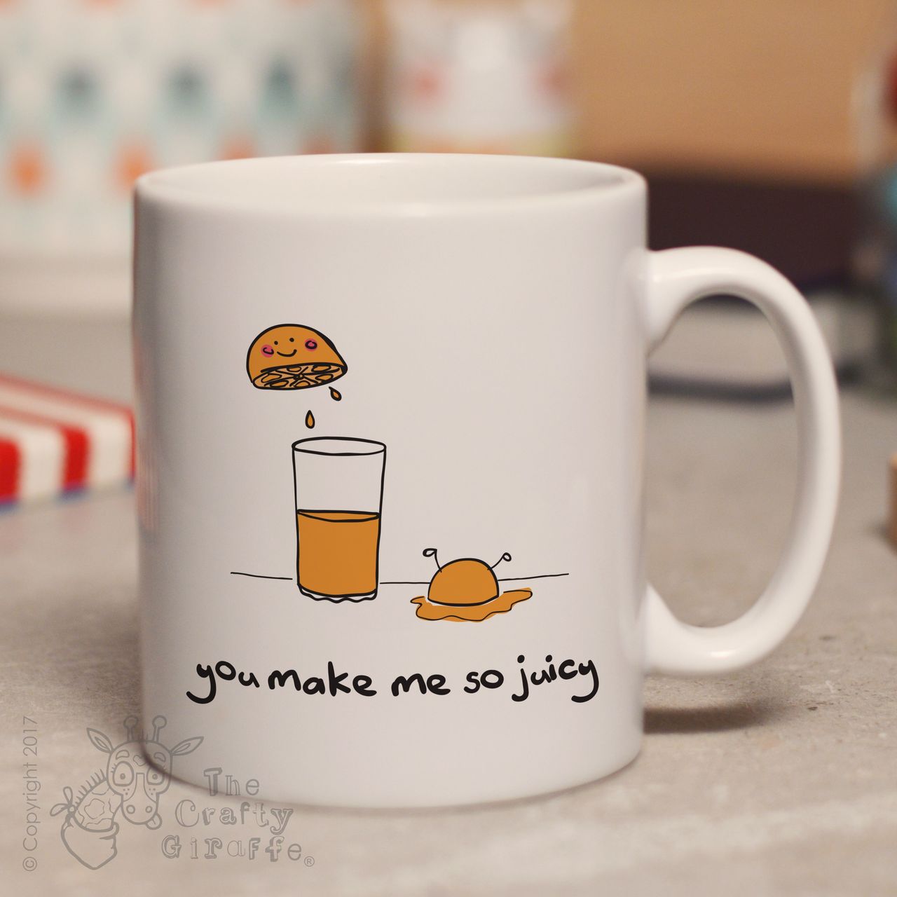 You make me so juicy mug