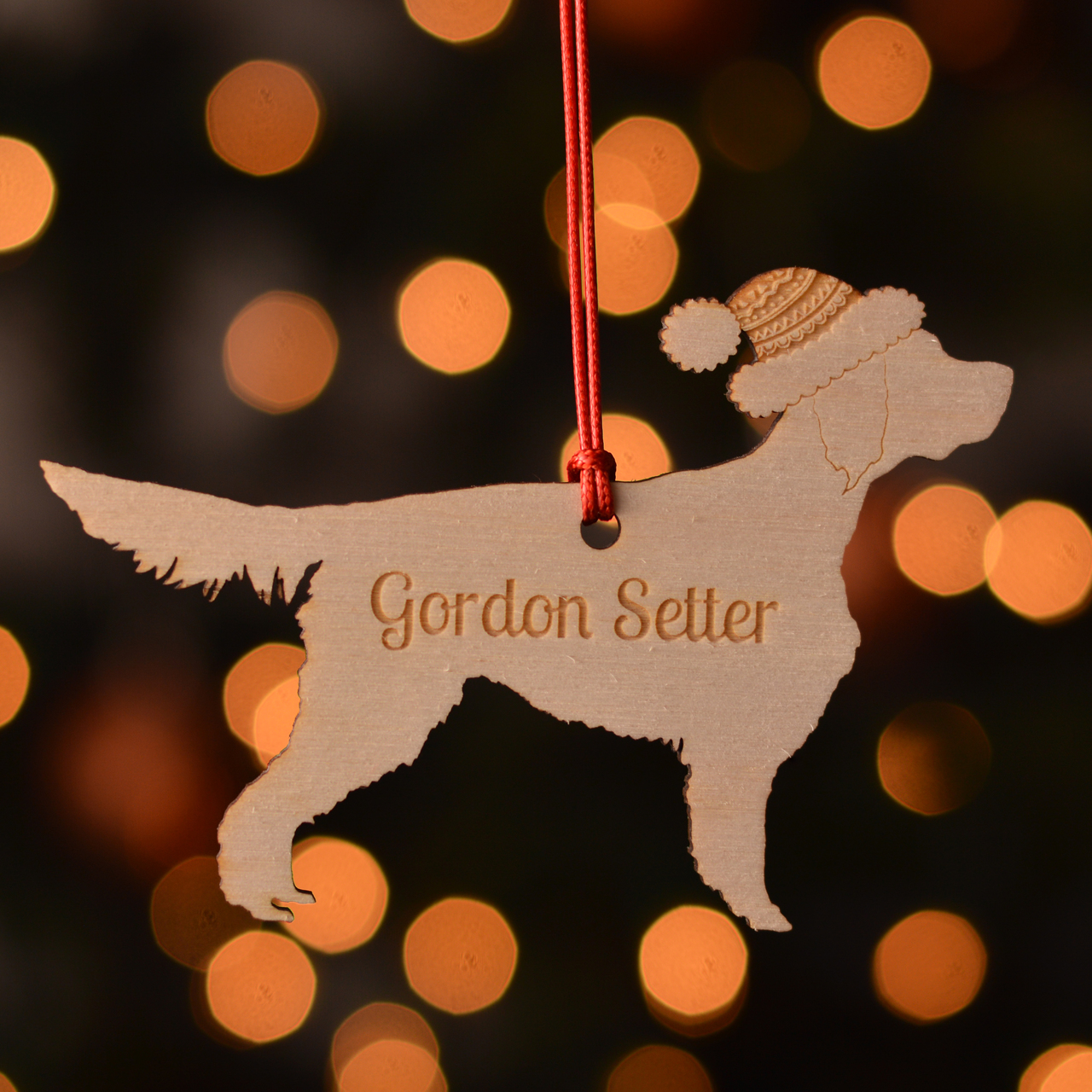 Personalised Gordon Setter Dog Decoration