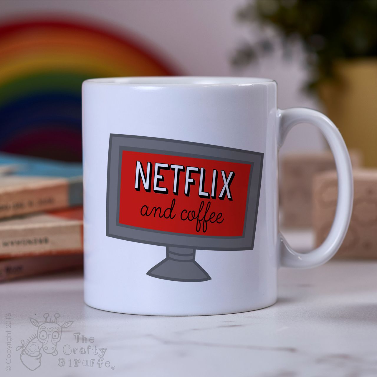 Netflix and Coffee Mug