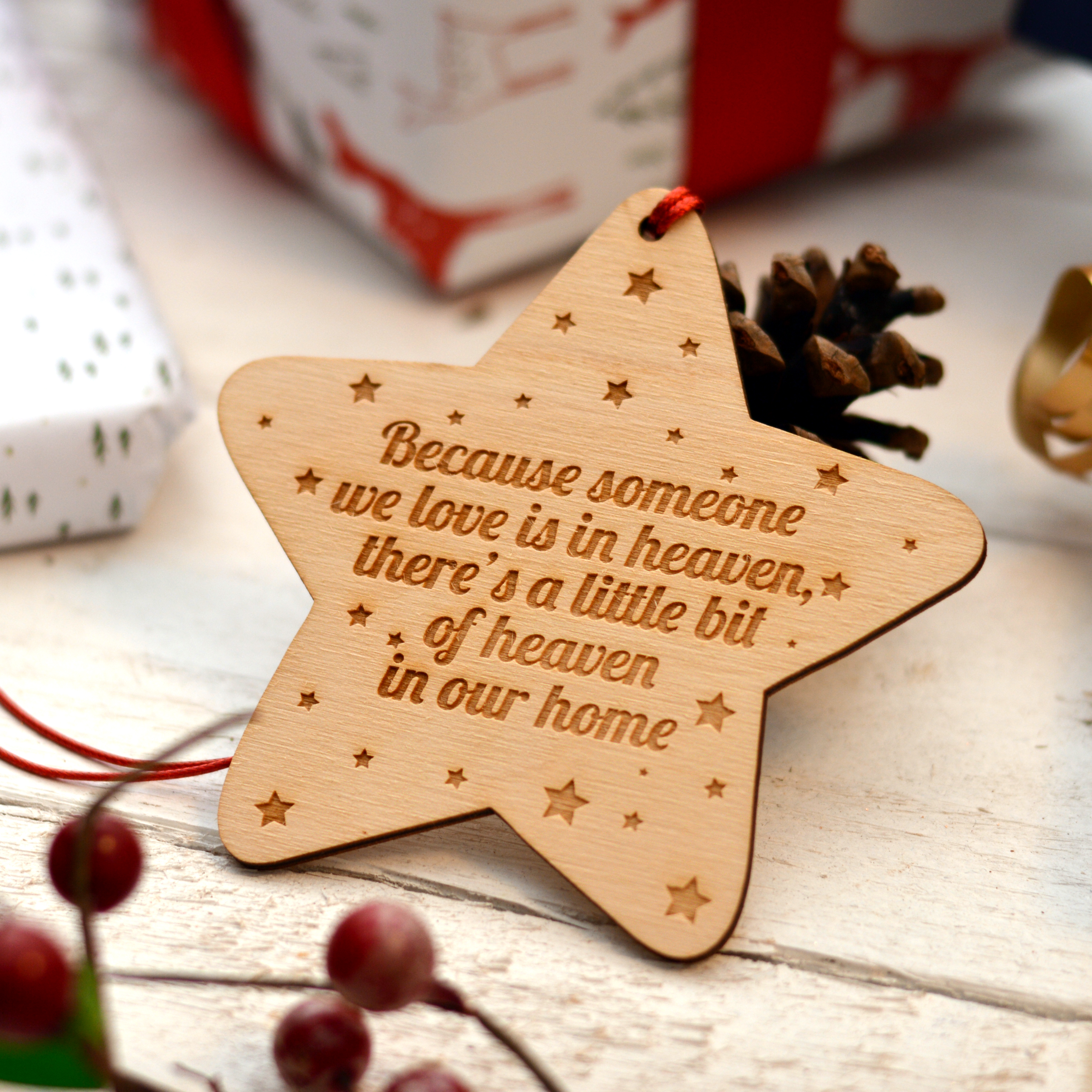 Star Decoration – Non Personalised