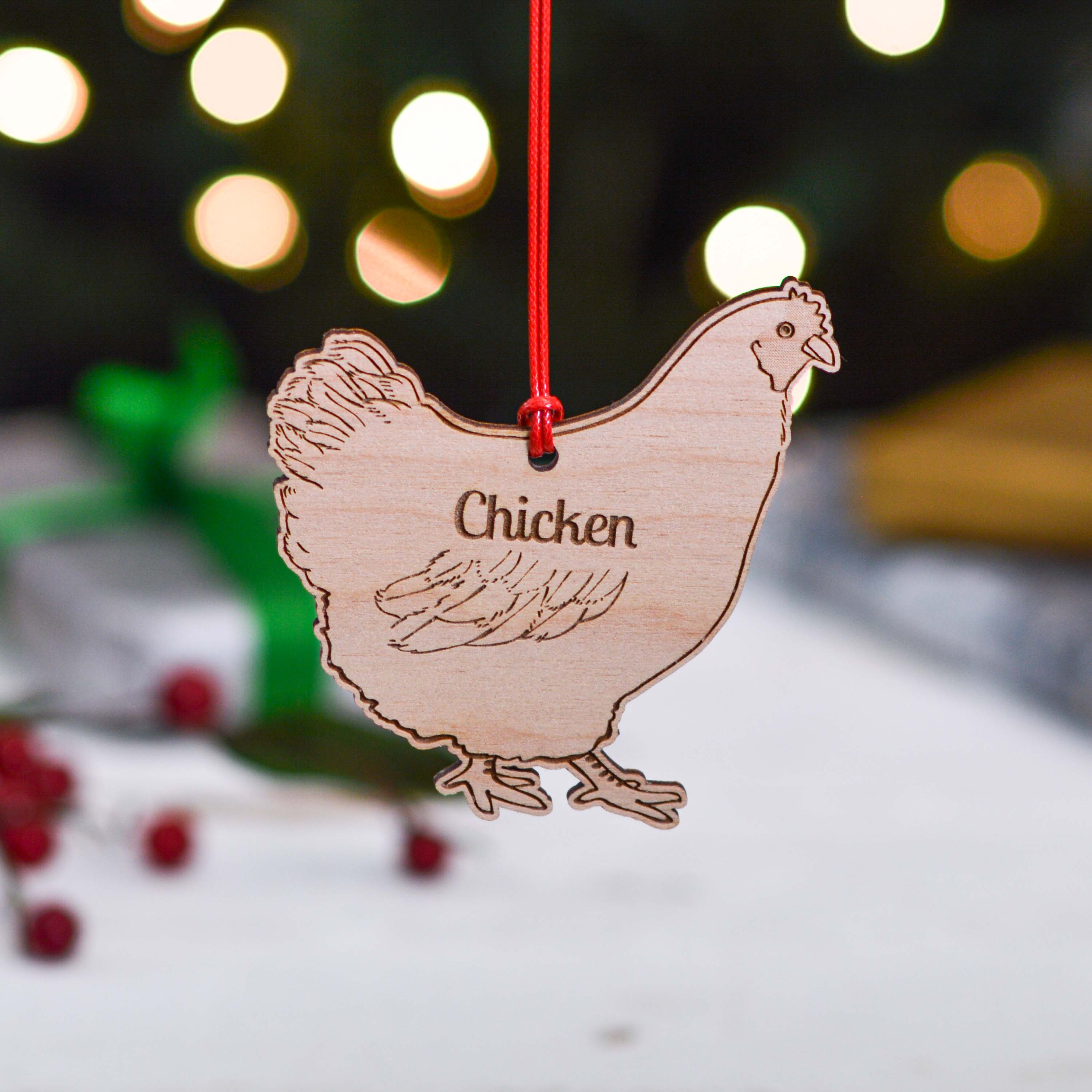 Personalised Chicken Farm Decoration