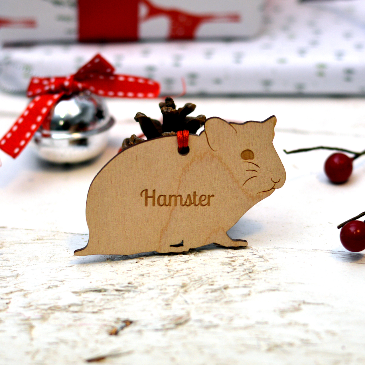 Personalised Hamster Decoration