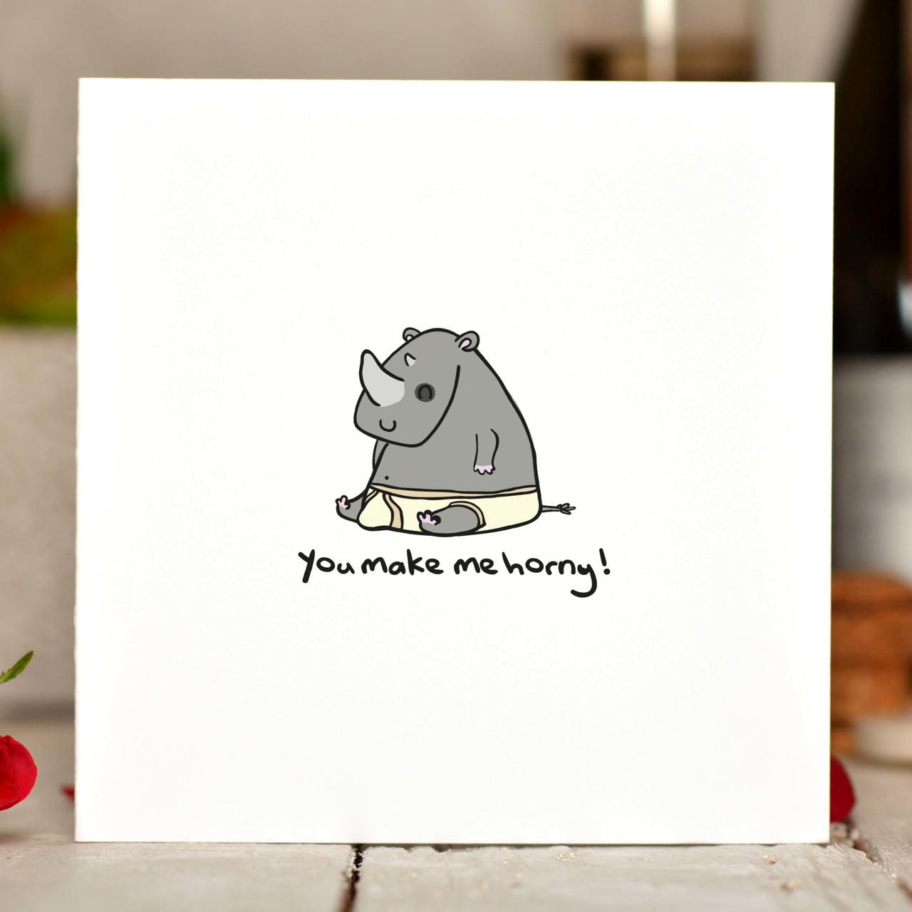 You make me horny – Rhino Card
