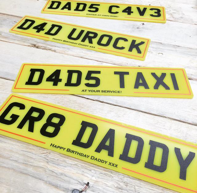 Personalised Licence Plate Sign/Plaque