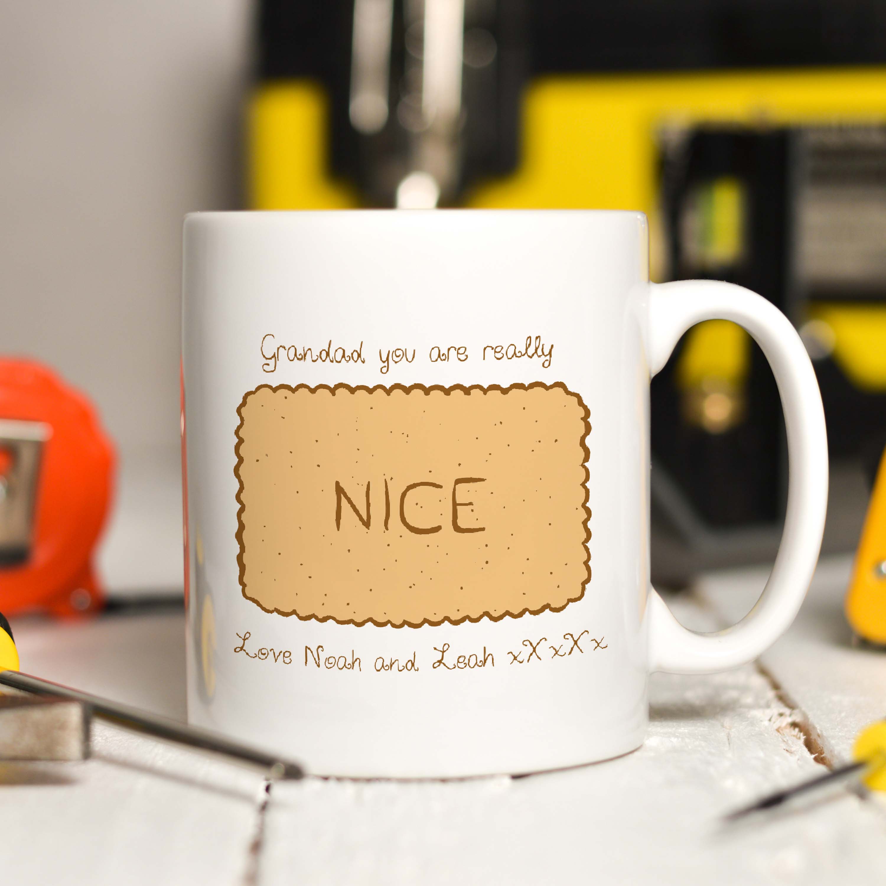 Personalised Nice Biscuit Mug