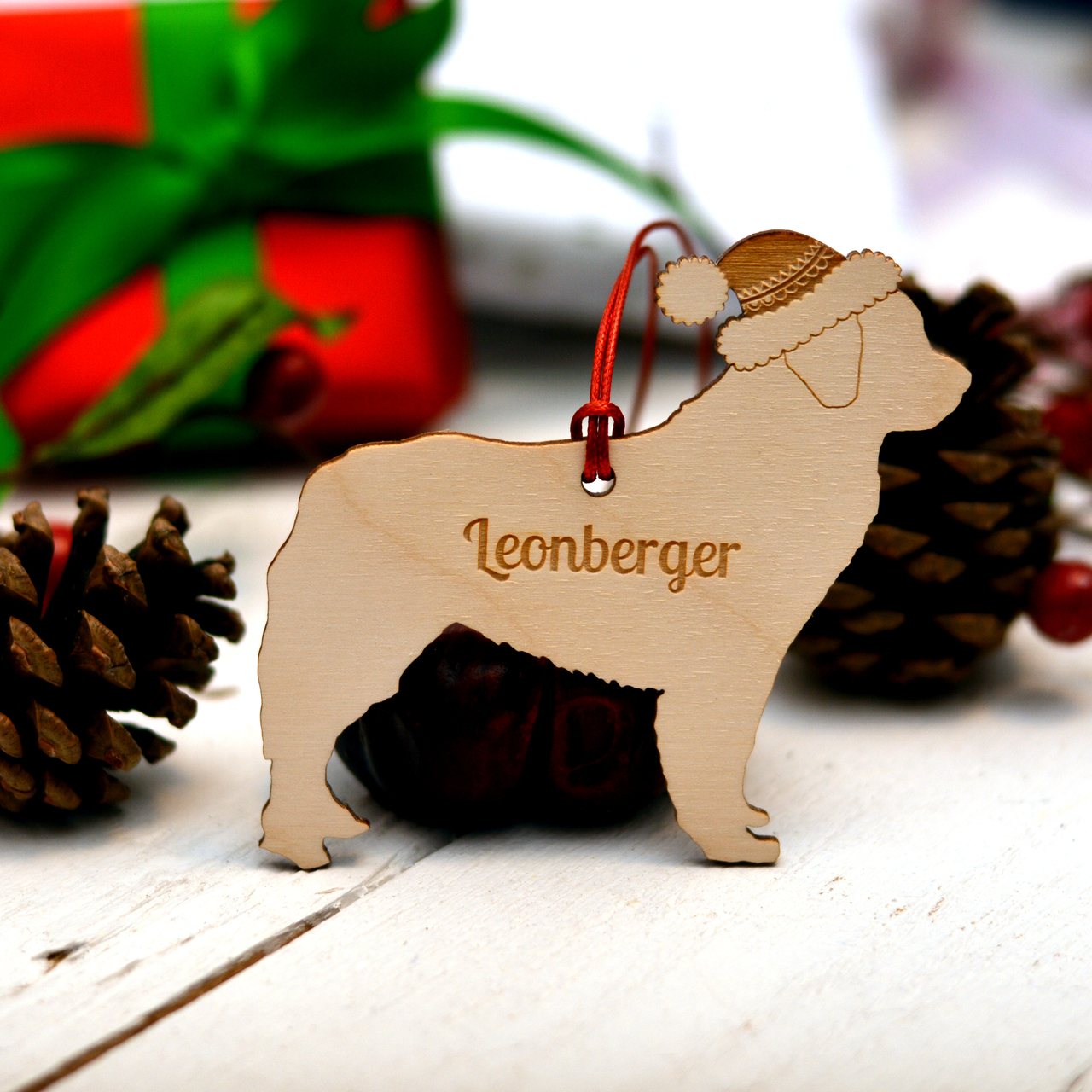 Personalised Leonberger Dog Decoration