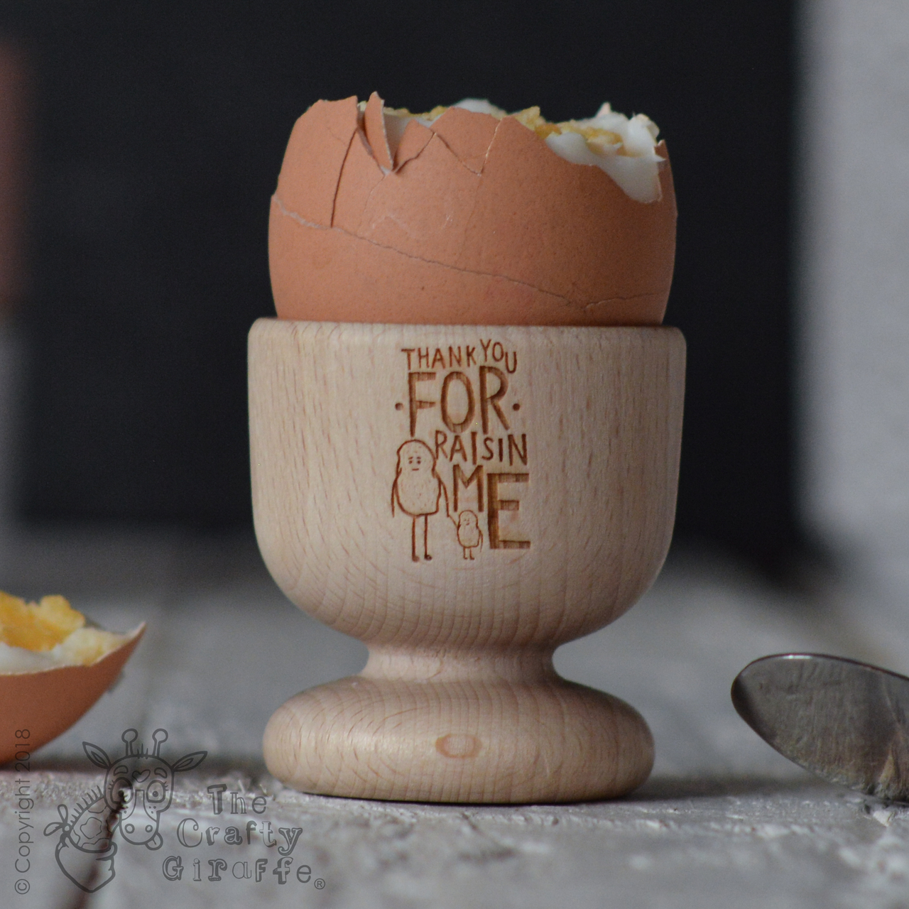 Thank you for raising me Egg Cup