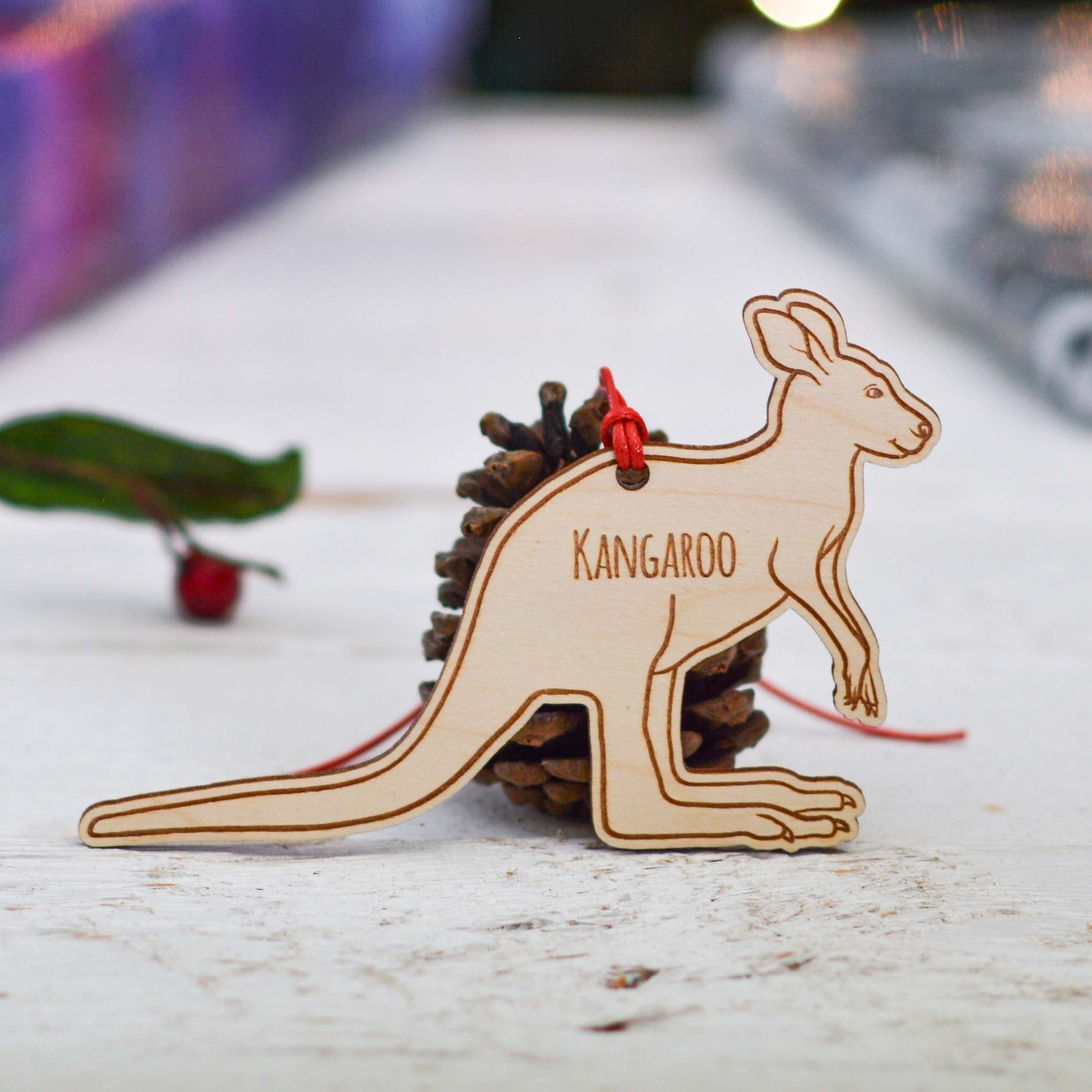 Personalised Kangaroo Decoration