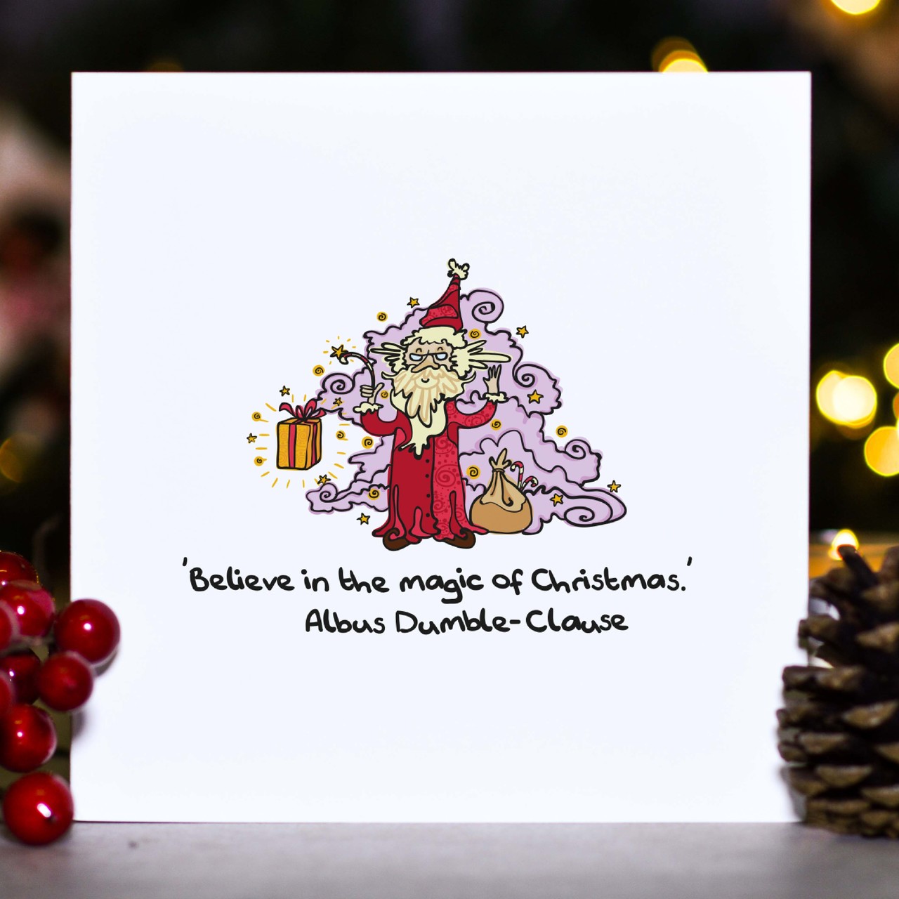 Believe in the magic of Christmas – Card