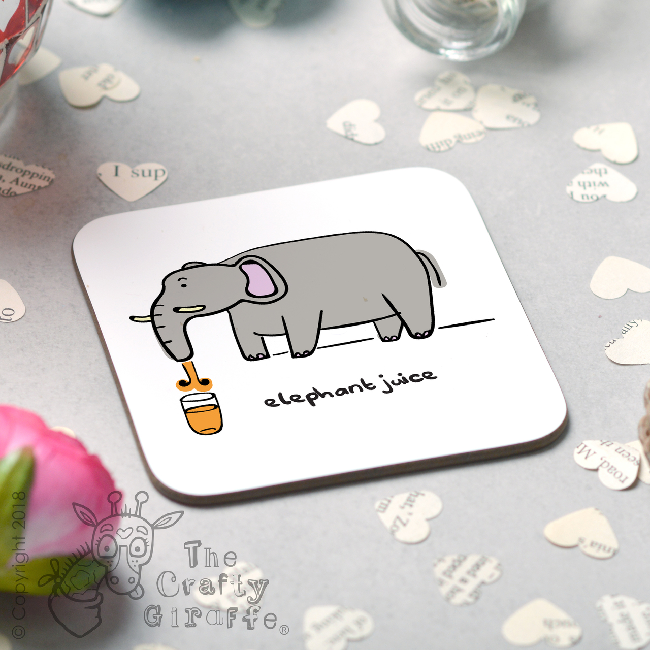 Elephant Juice Coaster