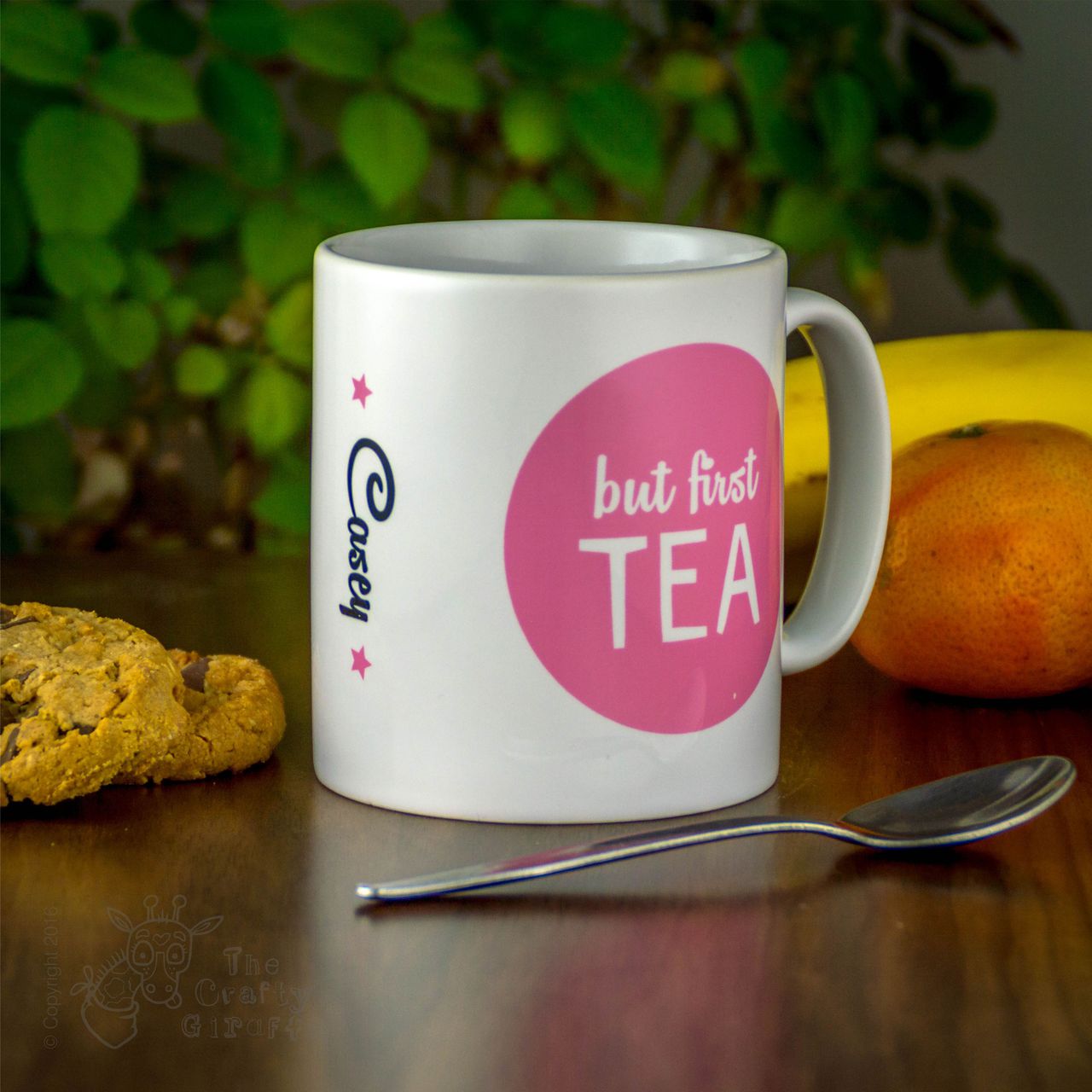Personalised Mug – But first tea