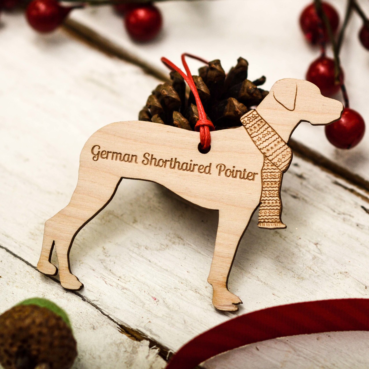 Personalised German Shorthaired Pointer Decoration