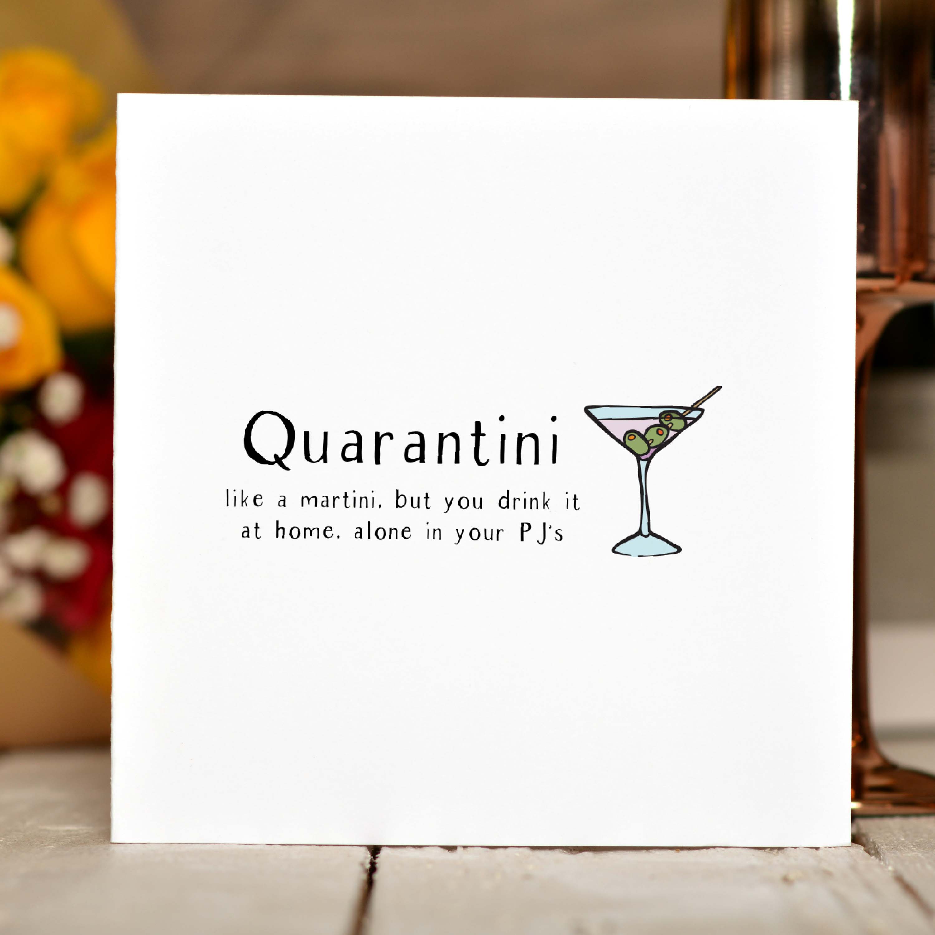 Quarantini Card