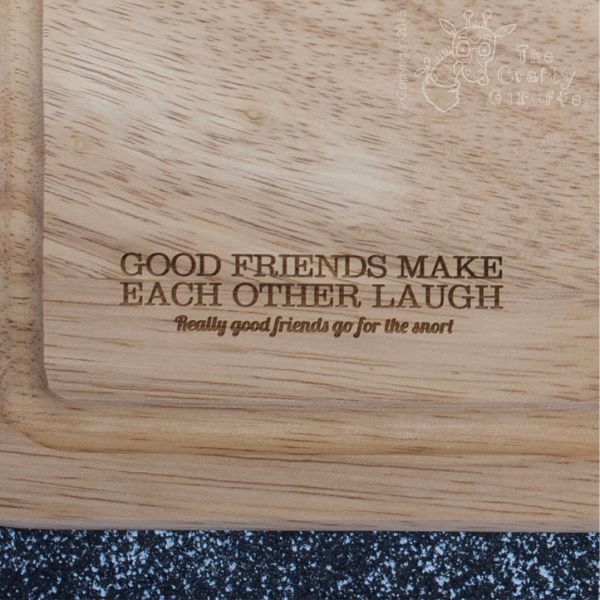Good Friends Wooden Board