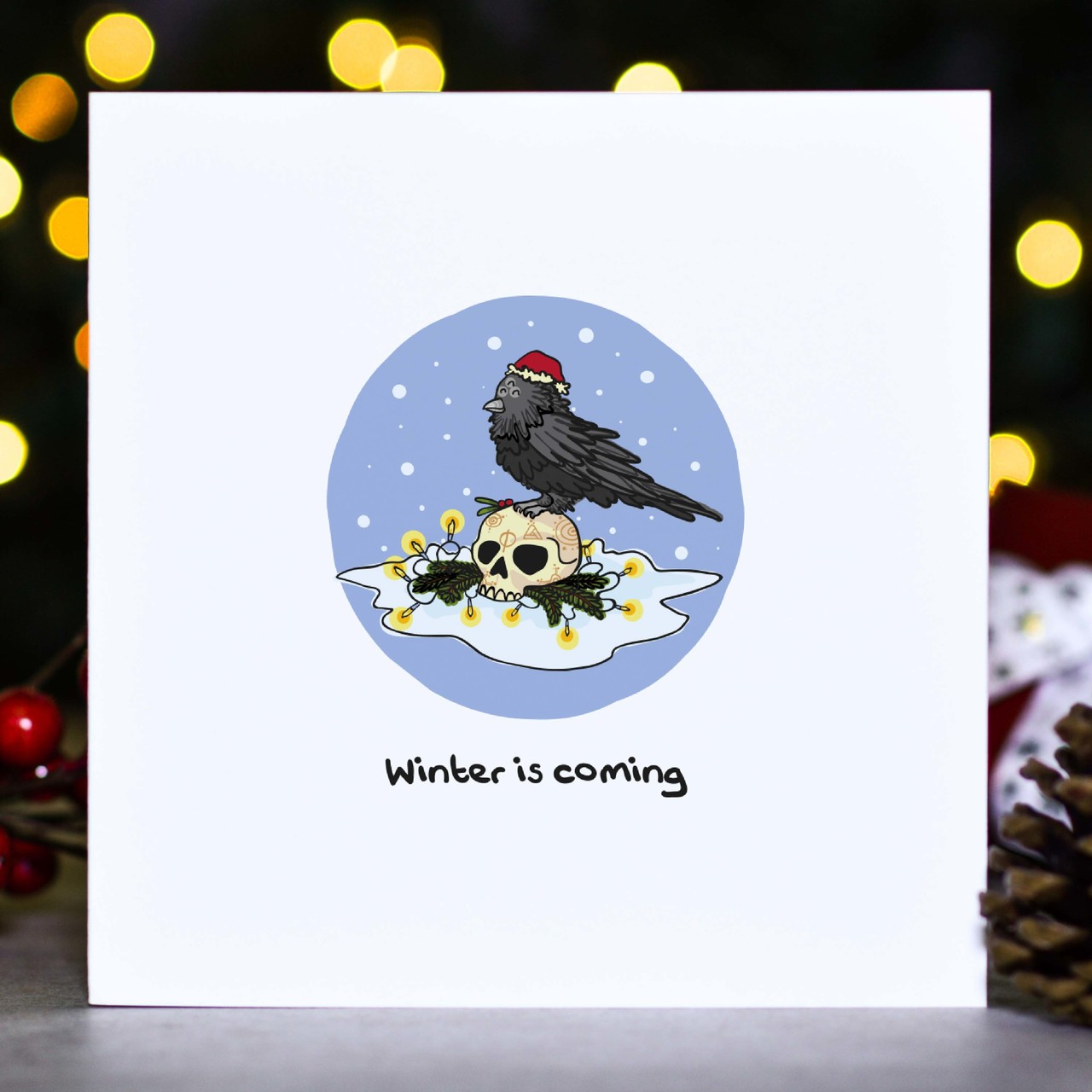 Winter is coming – Raven GOT Christmas Card