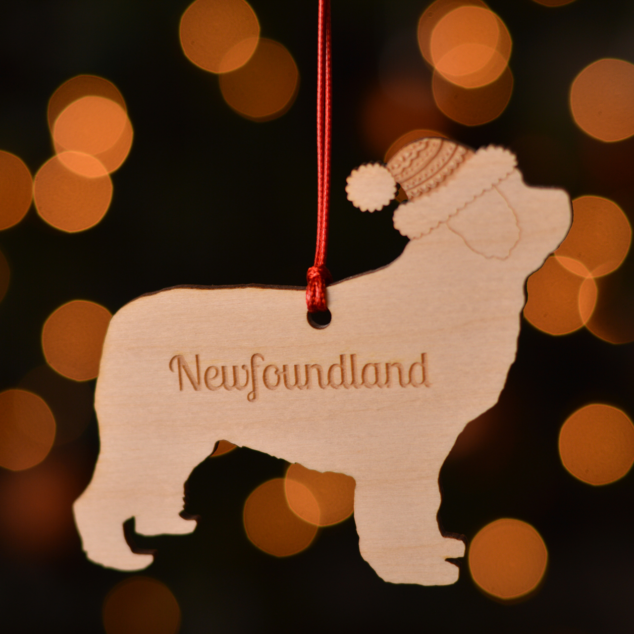 Personalised Newfoundland Dog Decoration