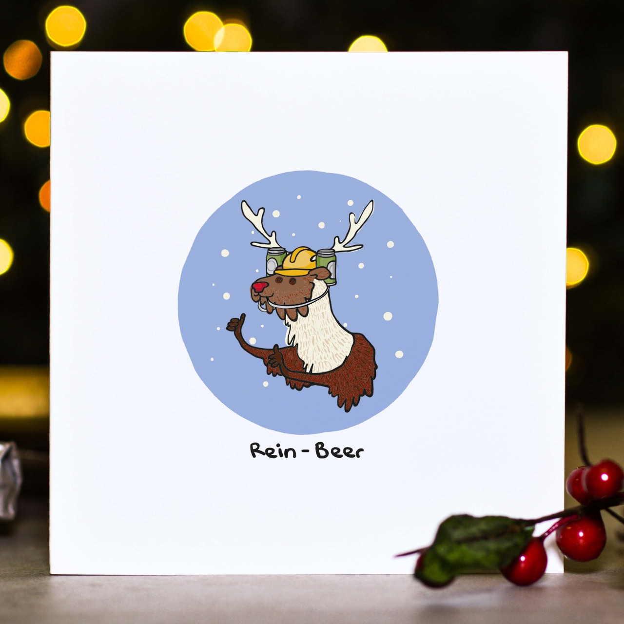 Rein-Beer Christmas Card