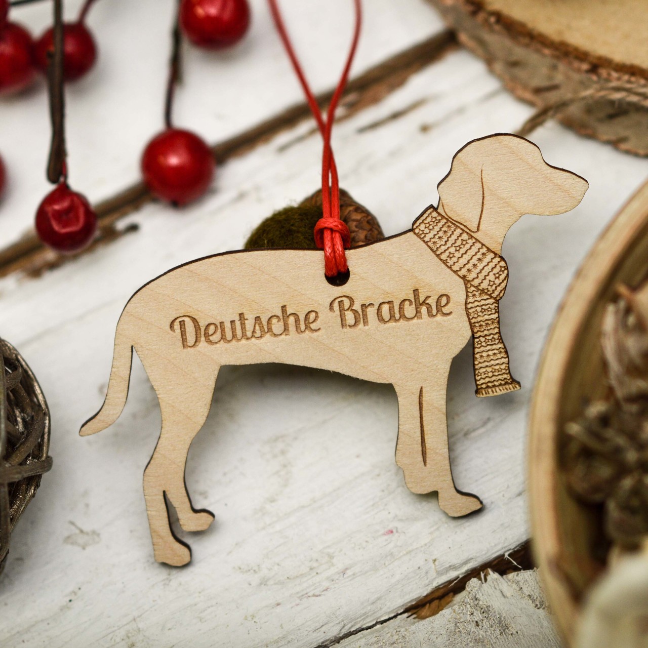 Personalised Deutsche Bracke Decoration