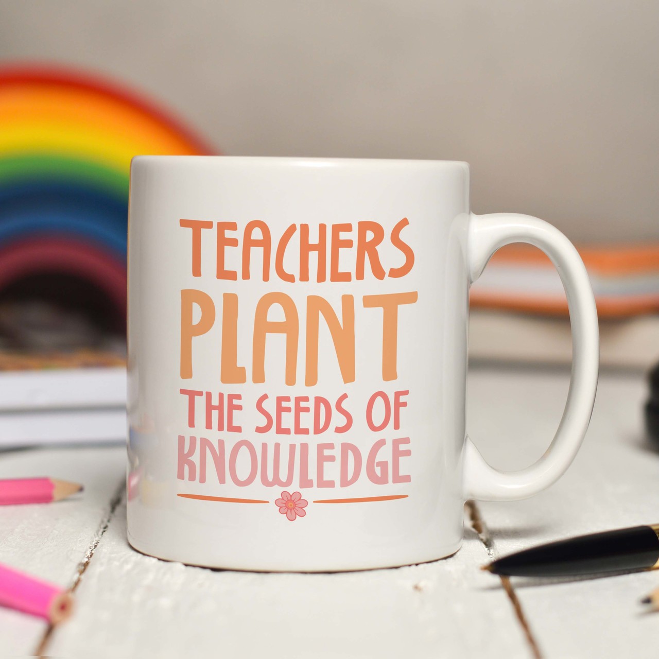 Personalised Teachers plant the seeds of knowledge Mug