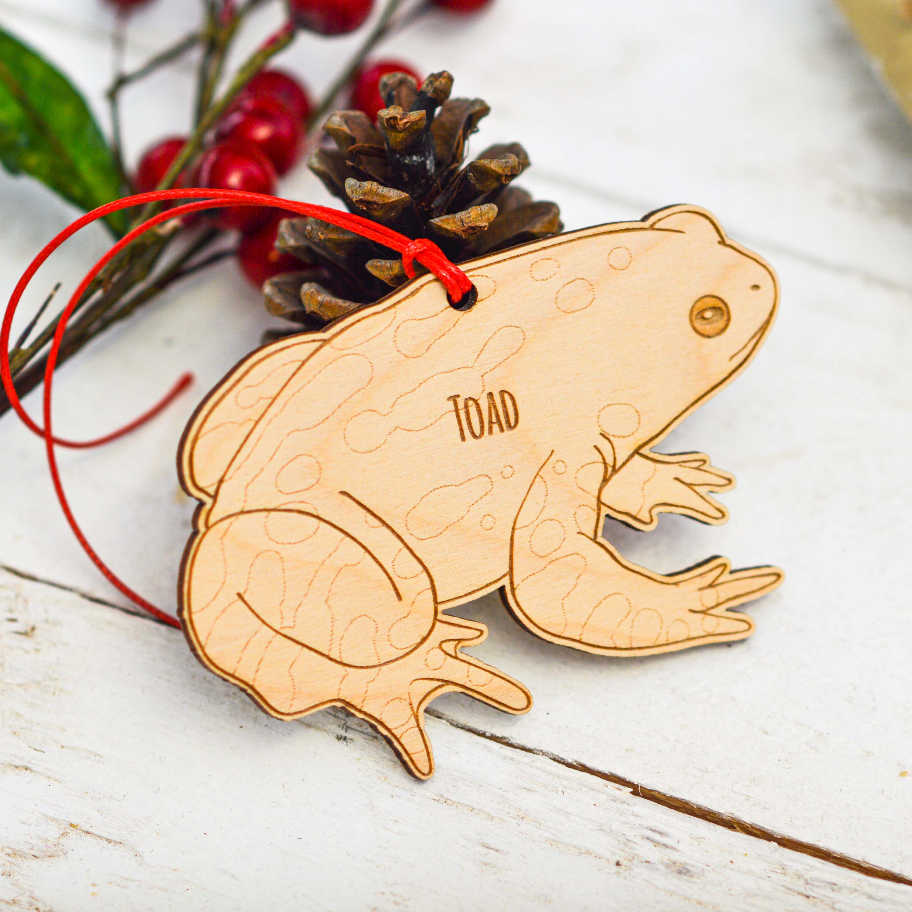 Personalised Toad Decoration