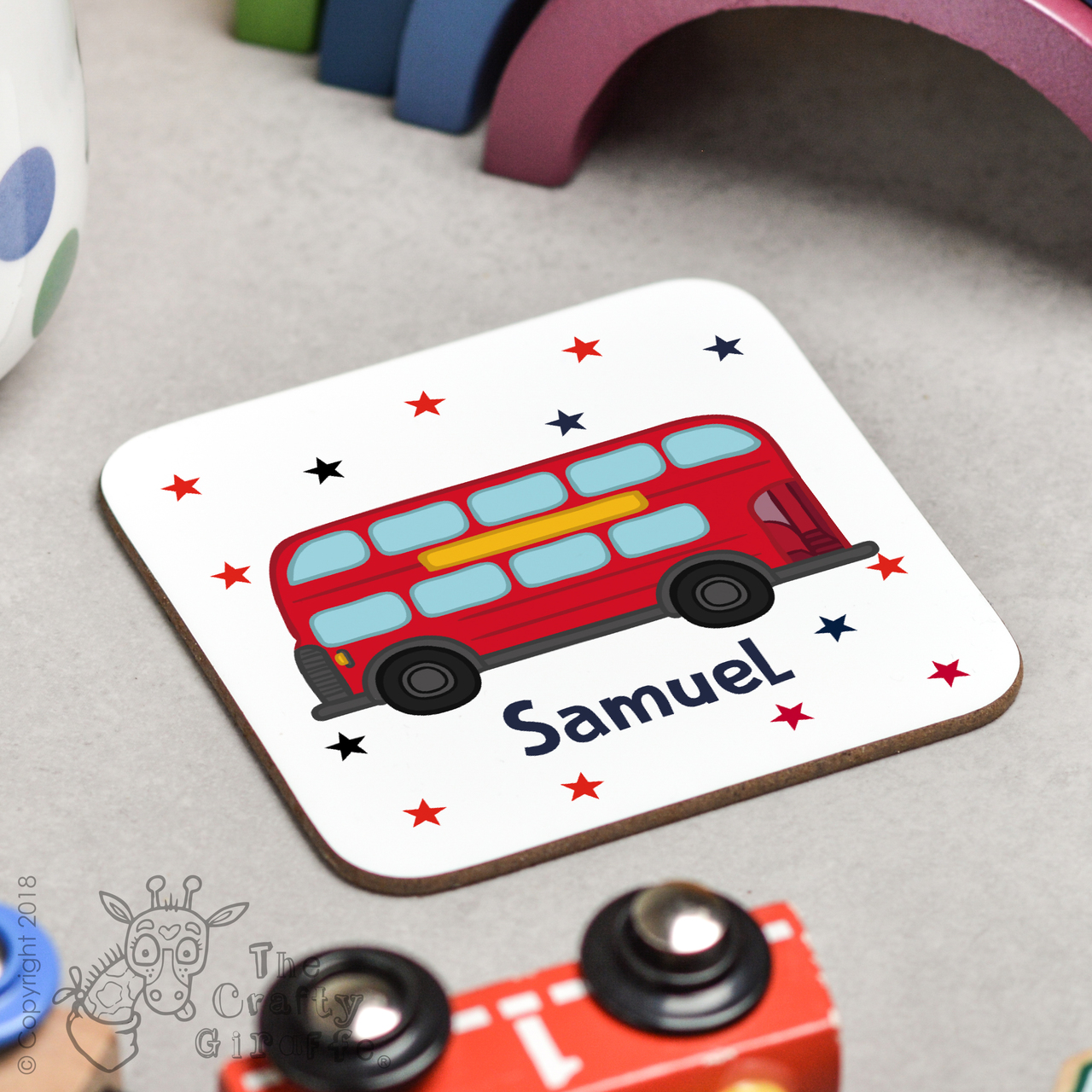 Personalised Bus Coaster