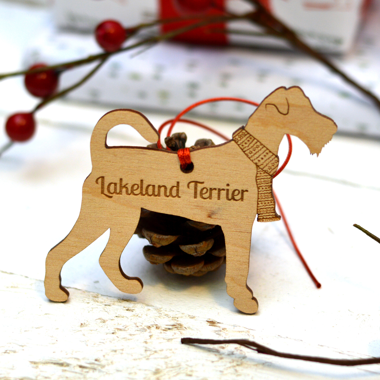 Personalised Lakeland terrier Decoration