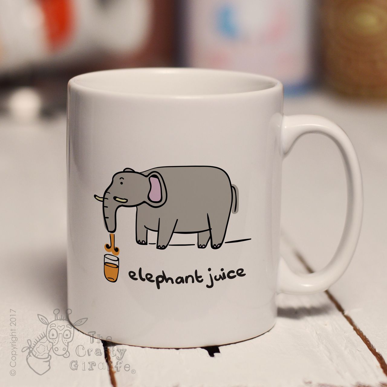 Elephant juice mug