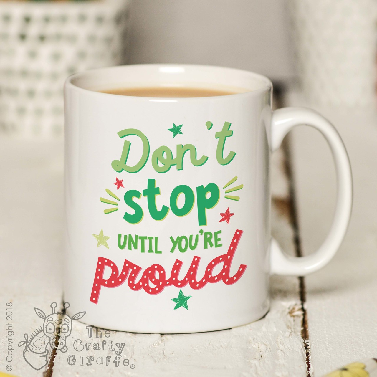 Don’t stop until you’re proud Mug