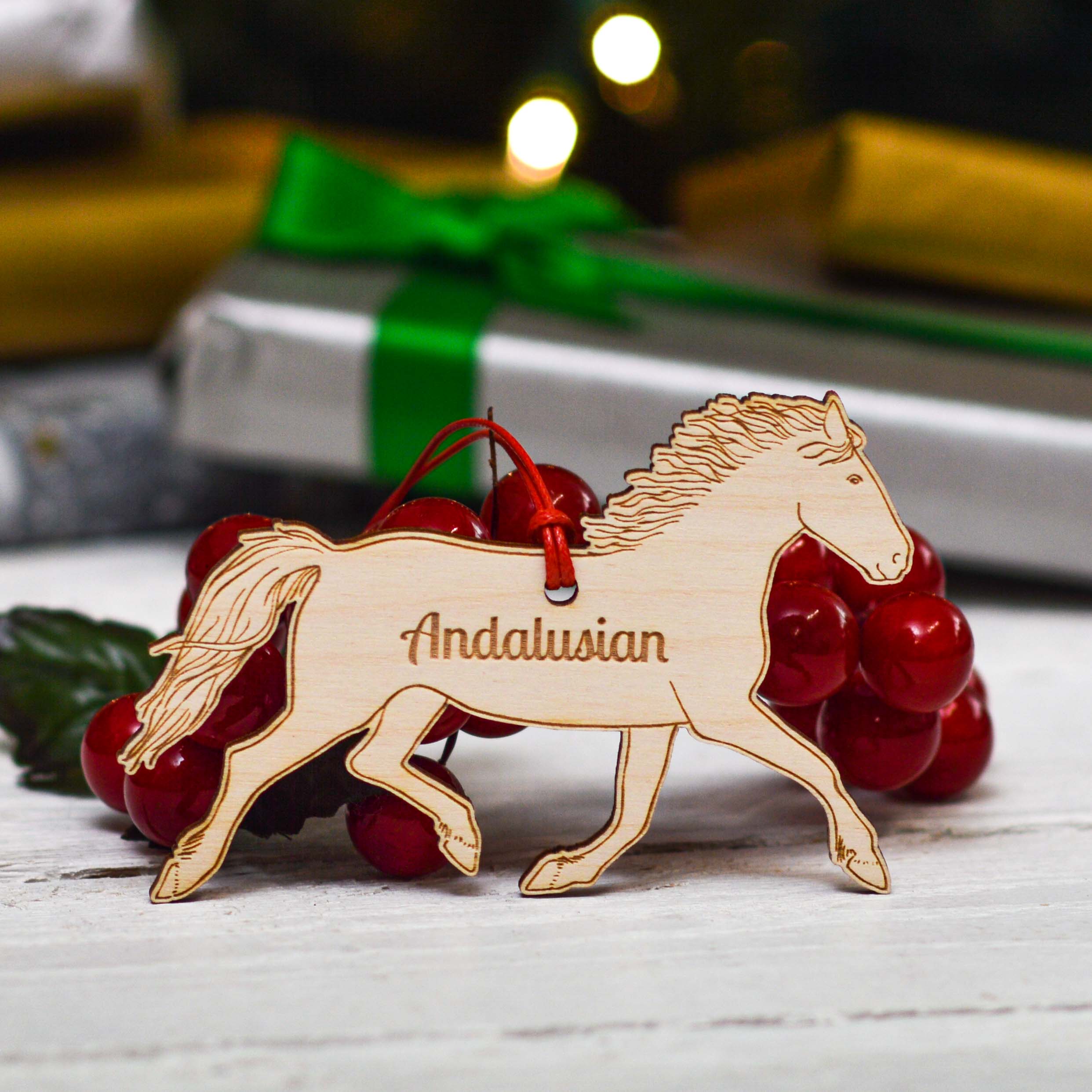 Personalised Andalusian Horse Decoration