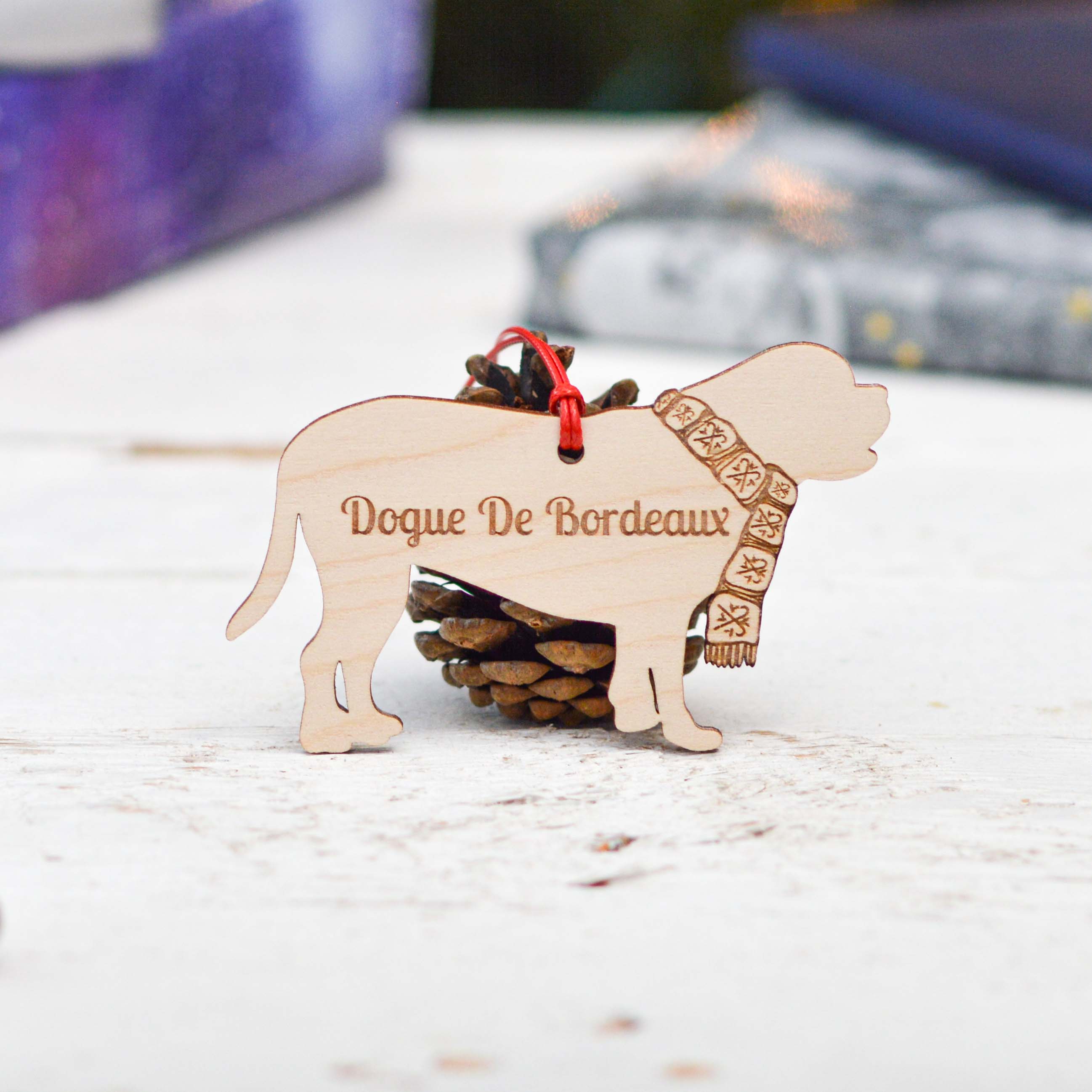 Personalised Dogue De Bordeaux Decoration
