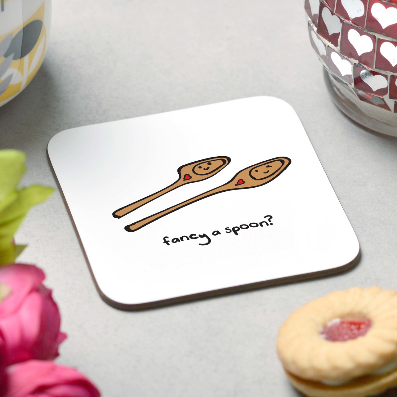 Fancy a Wooden Spoon Coaster