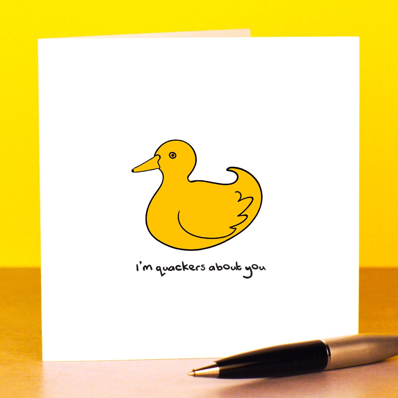 Quackers about you Card