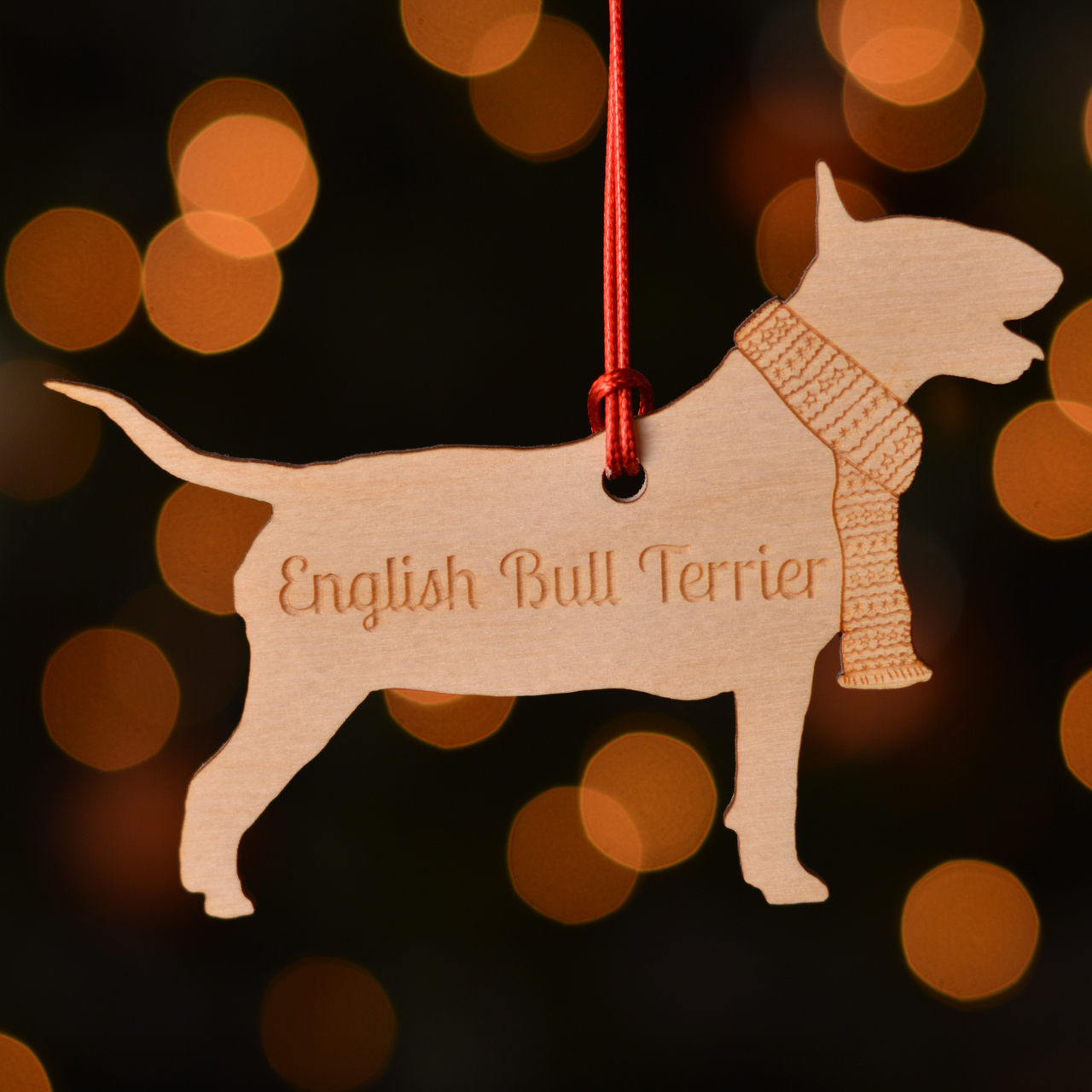 Personalised English Bull Terrier dog Decoration