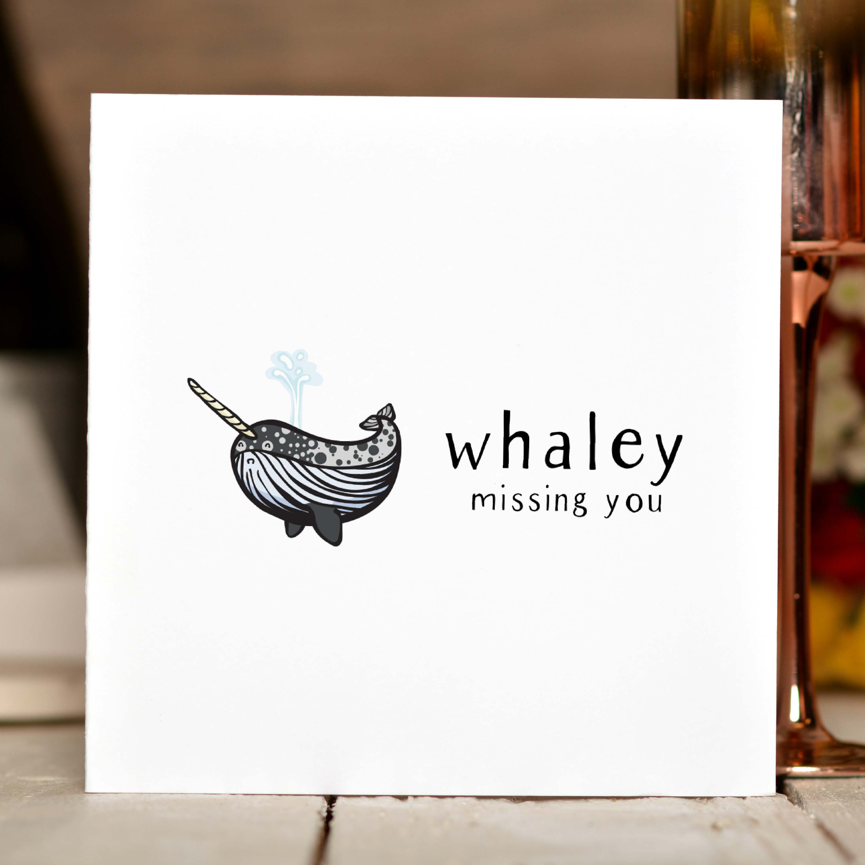 Whaley missing you Card