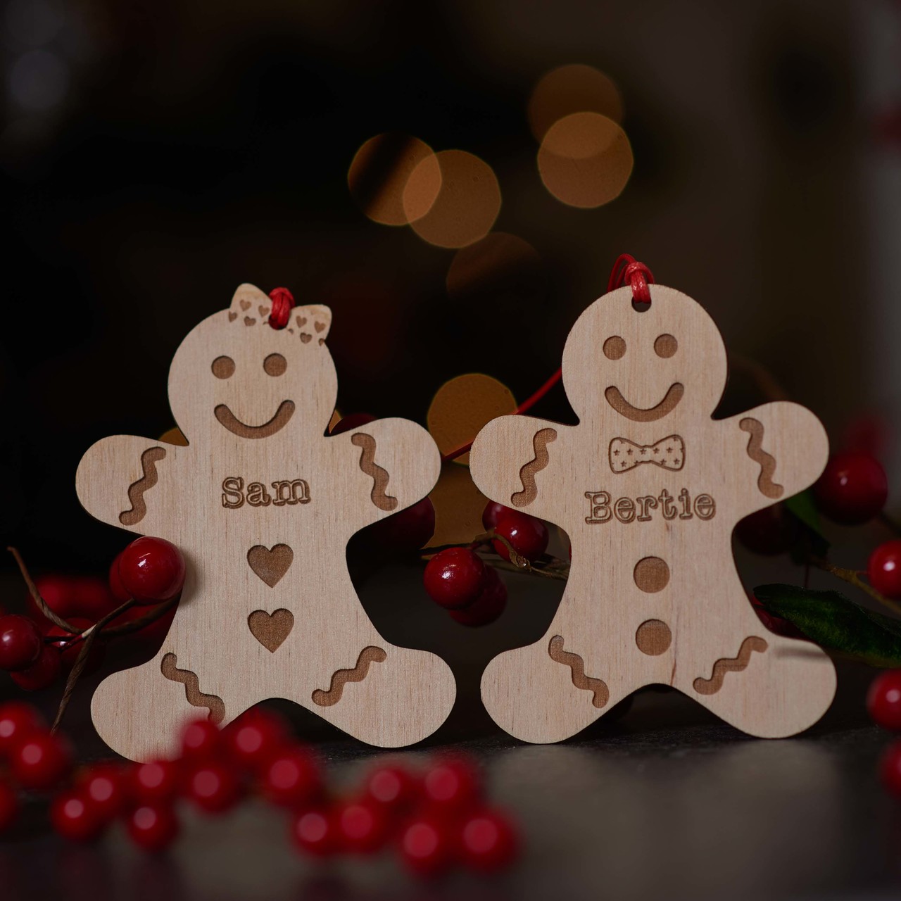 Personalised Gingerbread Man and Lady