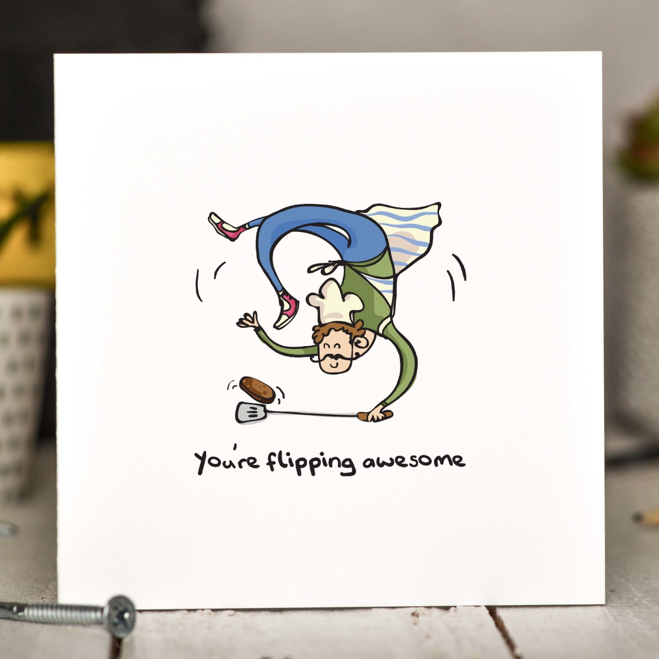 You’re flipping awesome BBQ Card