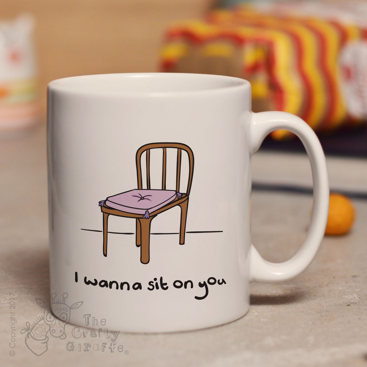 I wanna sit on you mug