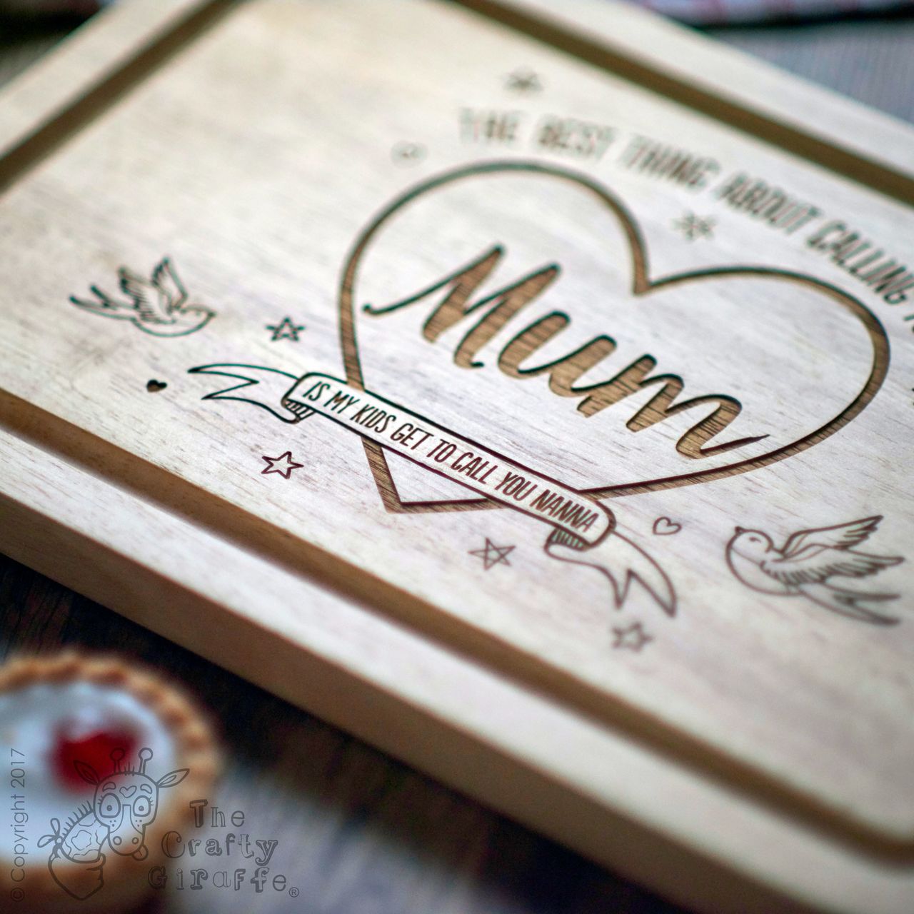 Personalised The Best thing about calling you Mum Wooden Board