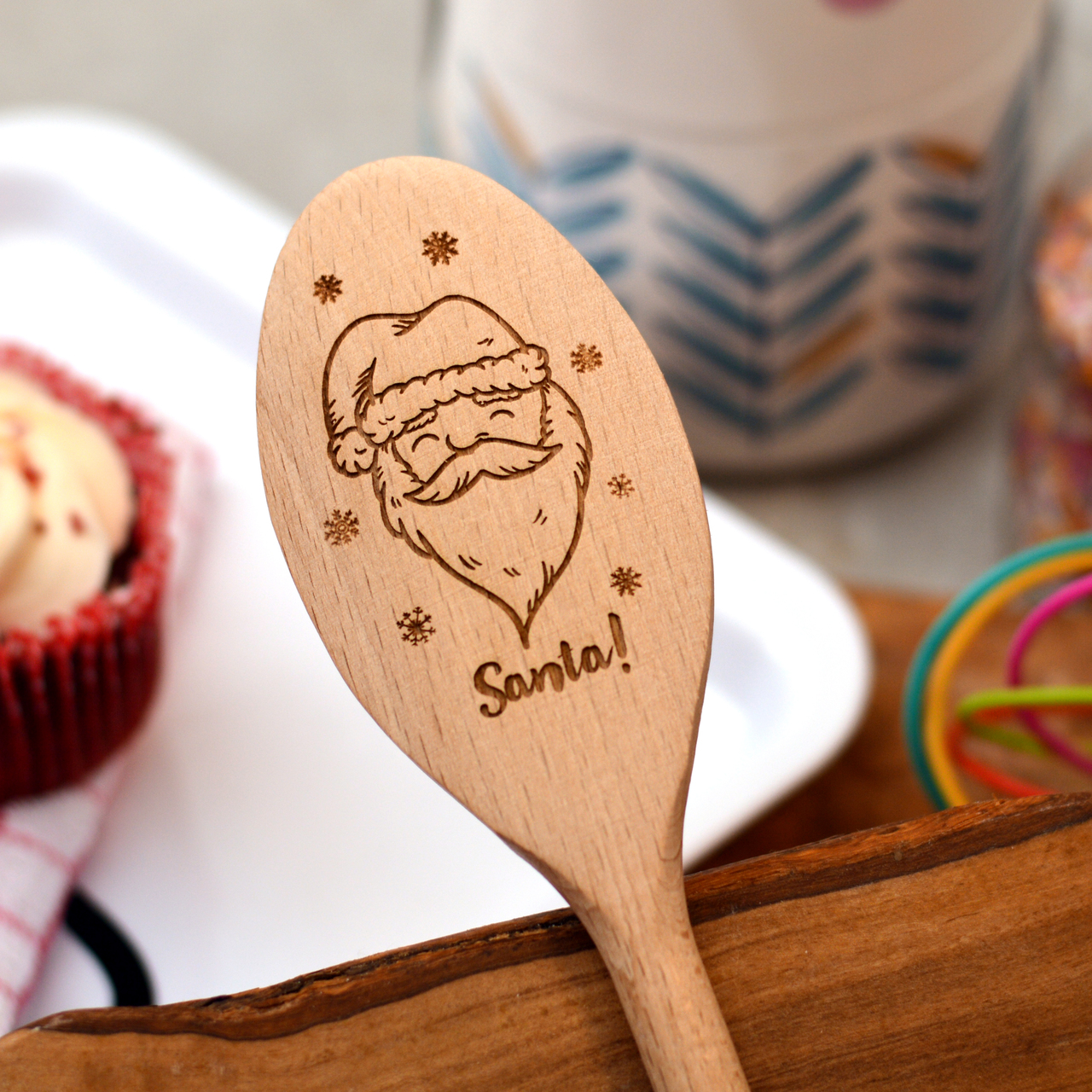 Personalised Santa Wooden Spoon