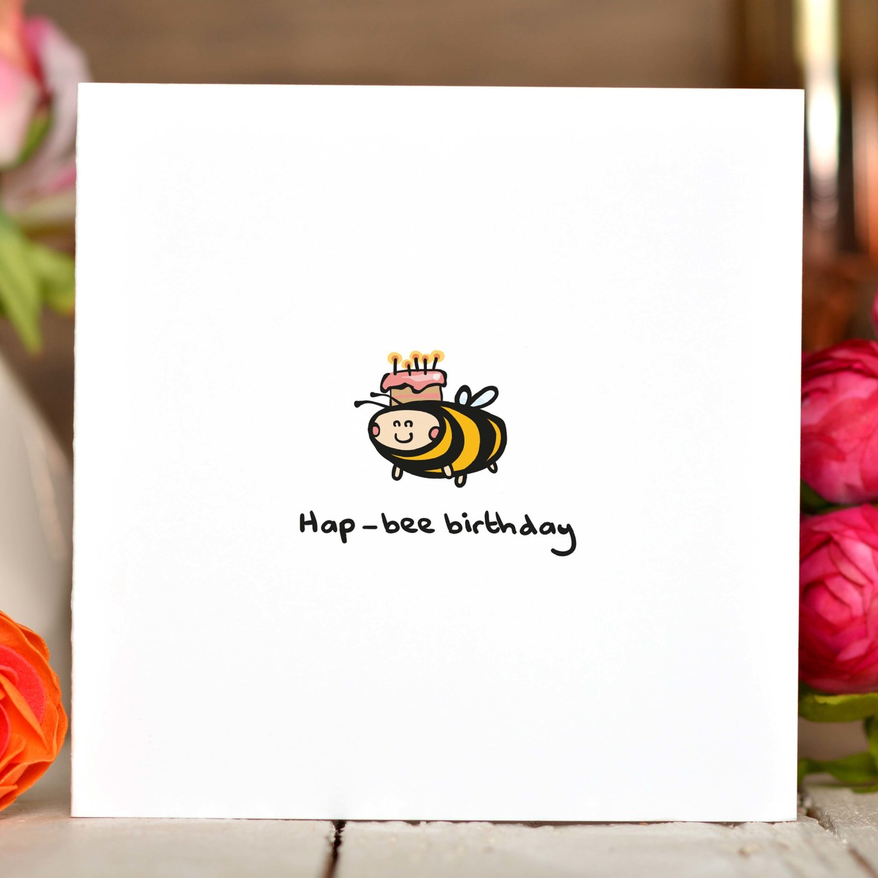 Hap-bee Birthday Card