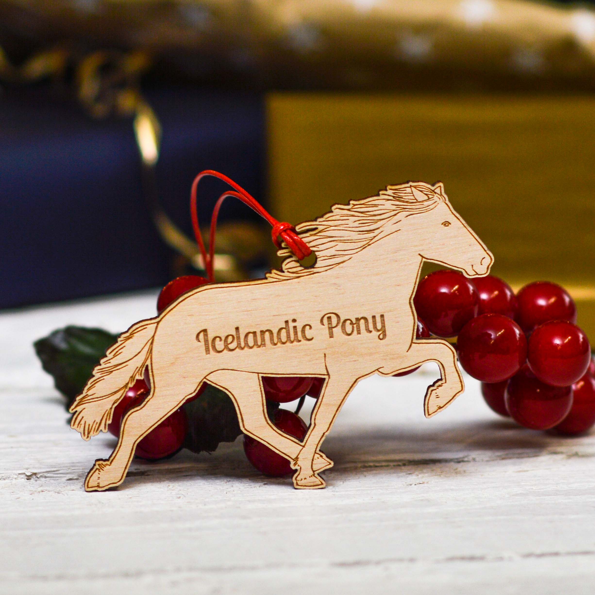 Personalised Icelandic Pony Horse Decoration