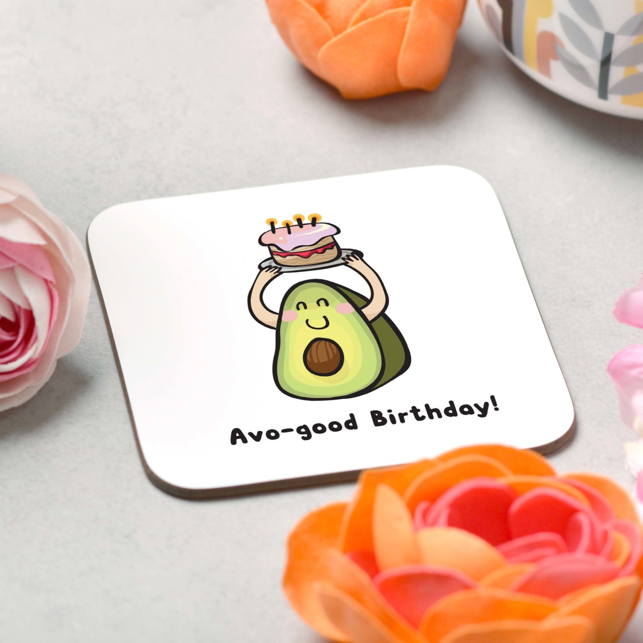 Avo-good Birthday Coaster