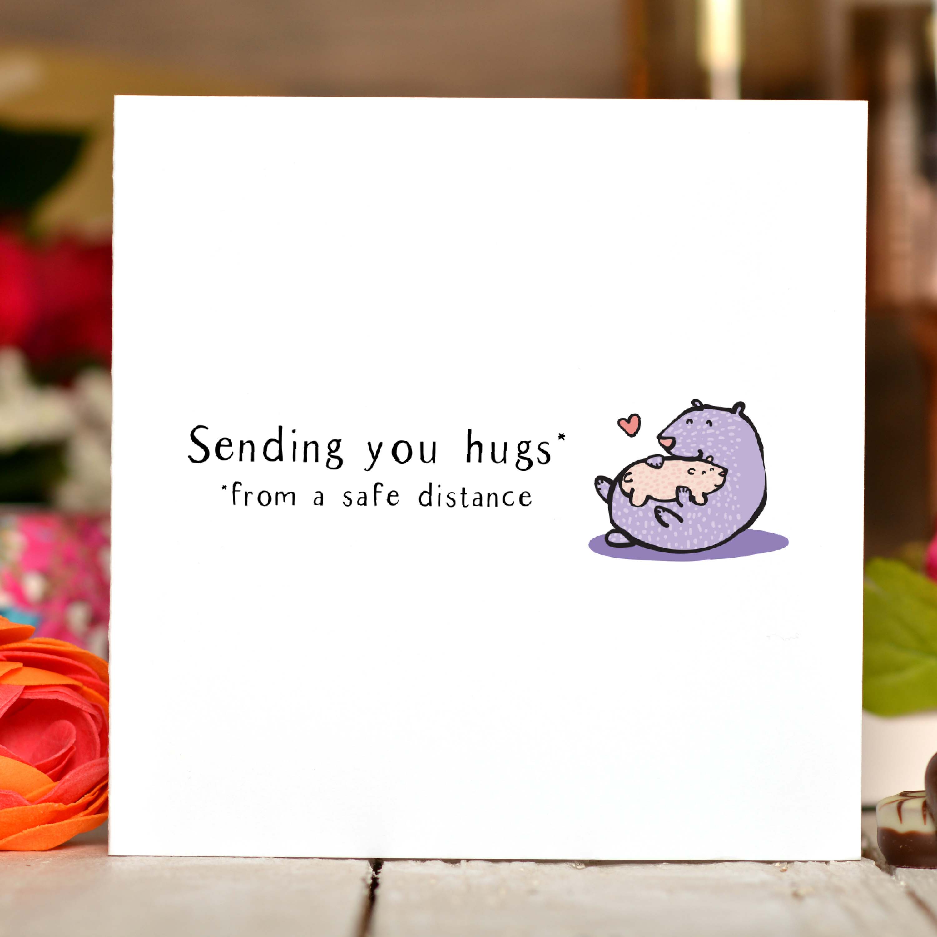 Sending you hugs Card