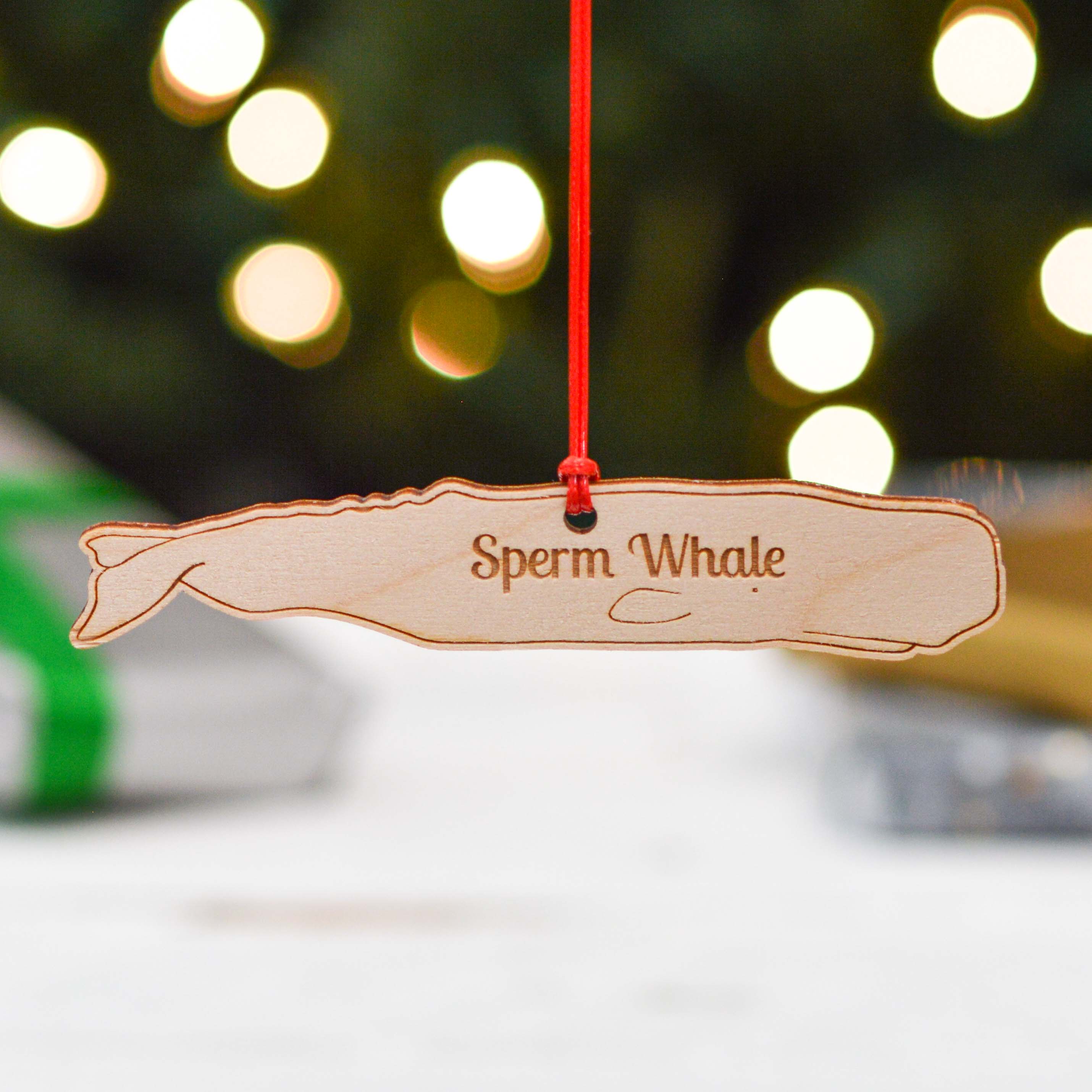Personalised Sperm Whale Decoration