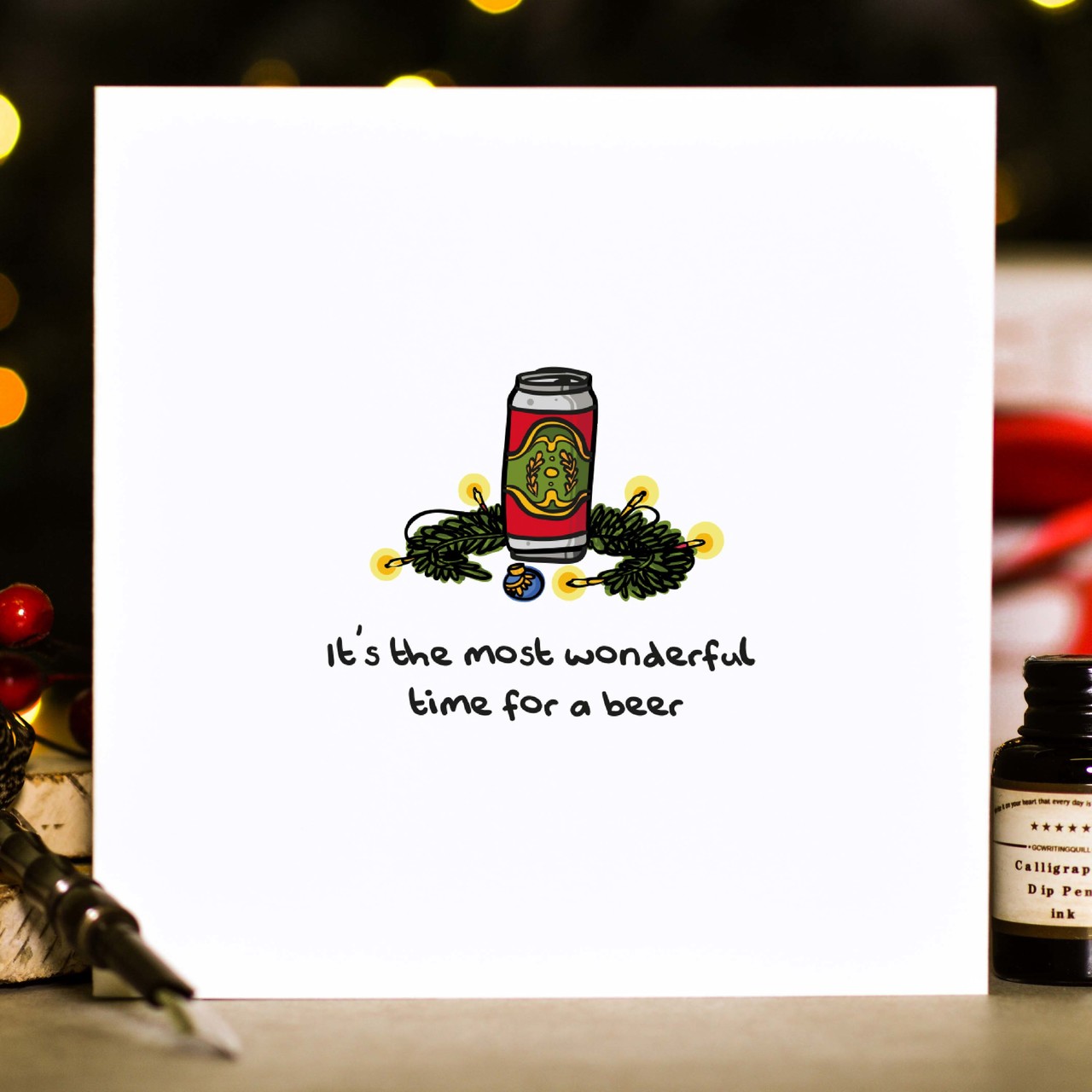 It’s the most wonderful time for a beer Christmas Card
