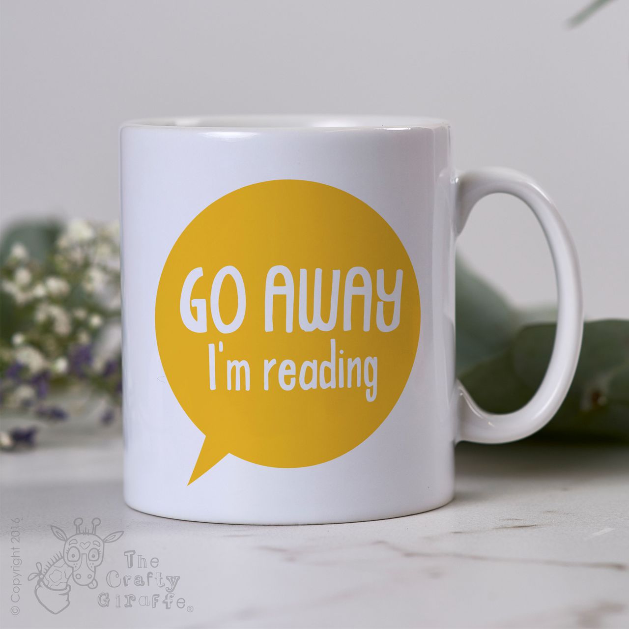 Go away I’m reading Mug