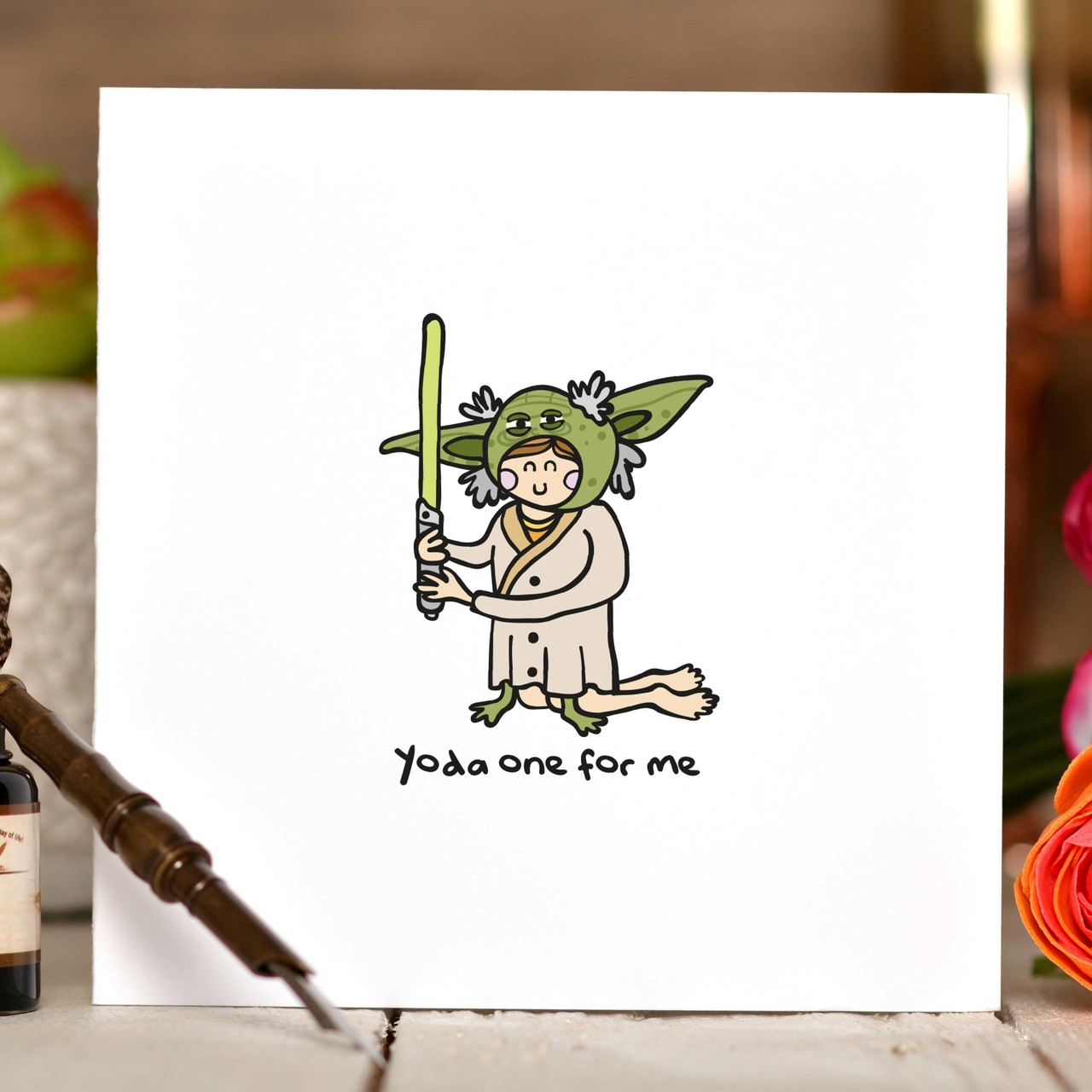 Yoda only one for me Card