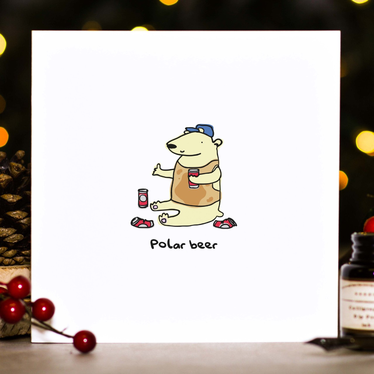 Polar beer Christmas Card