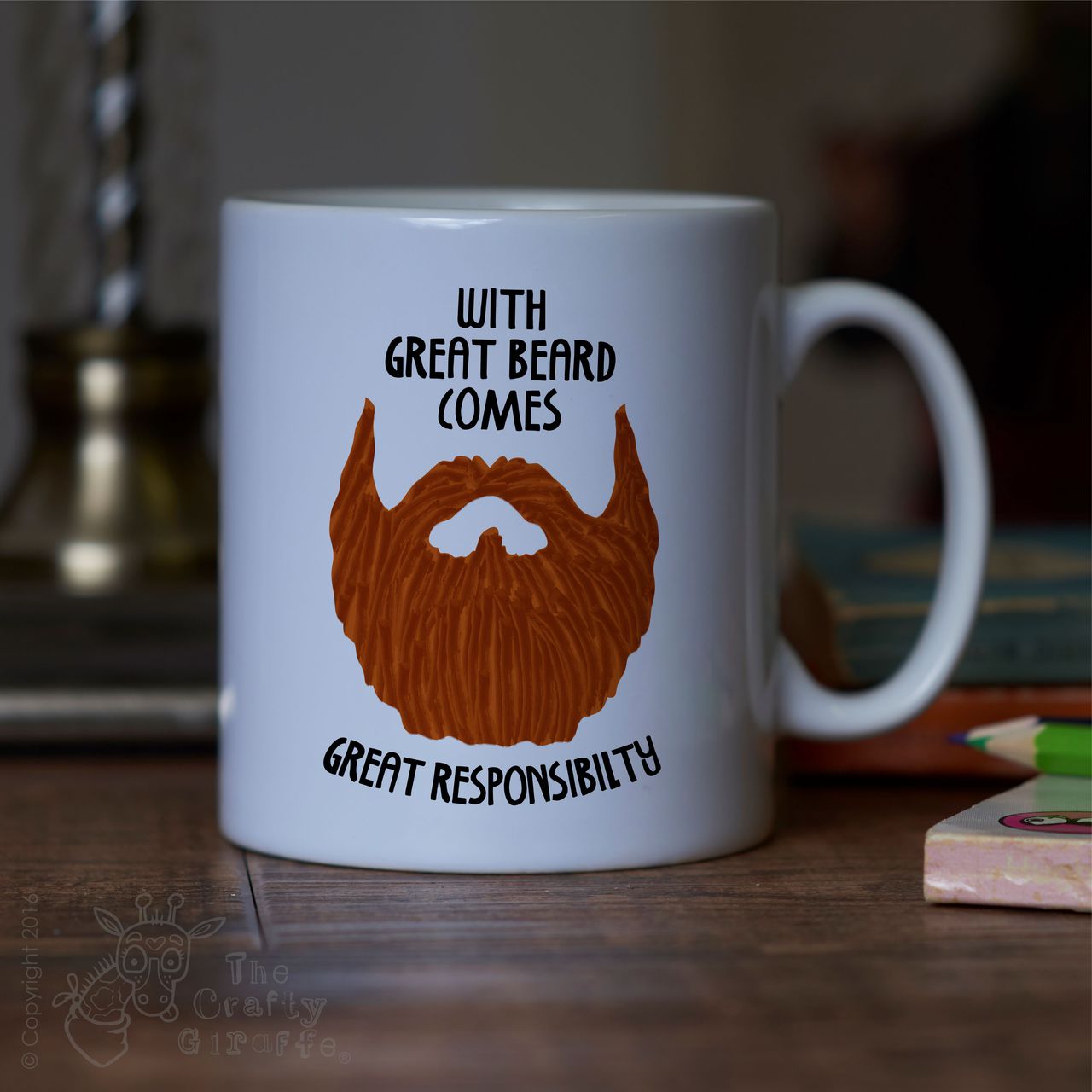With great beard comes great responsibility Mug – Ginger