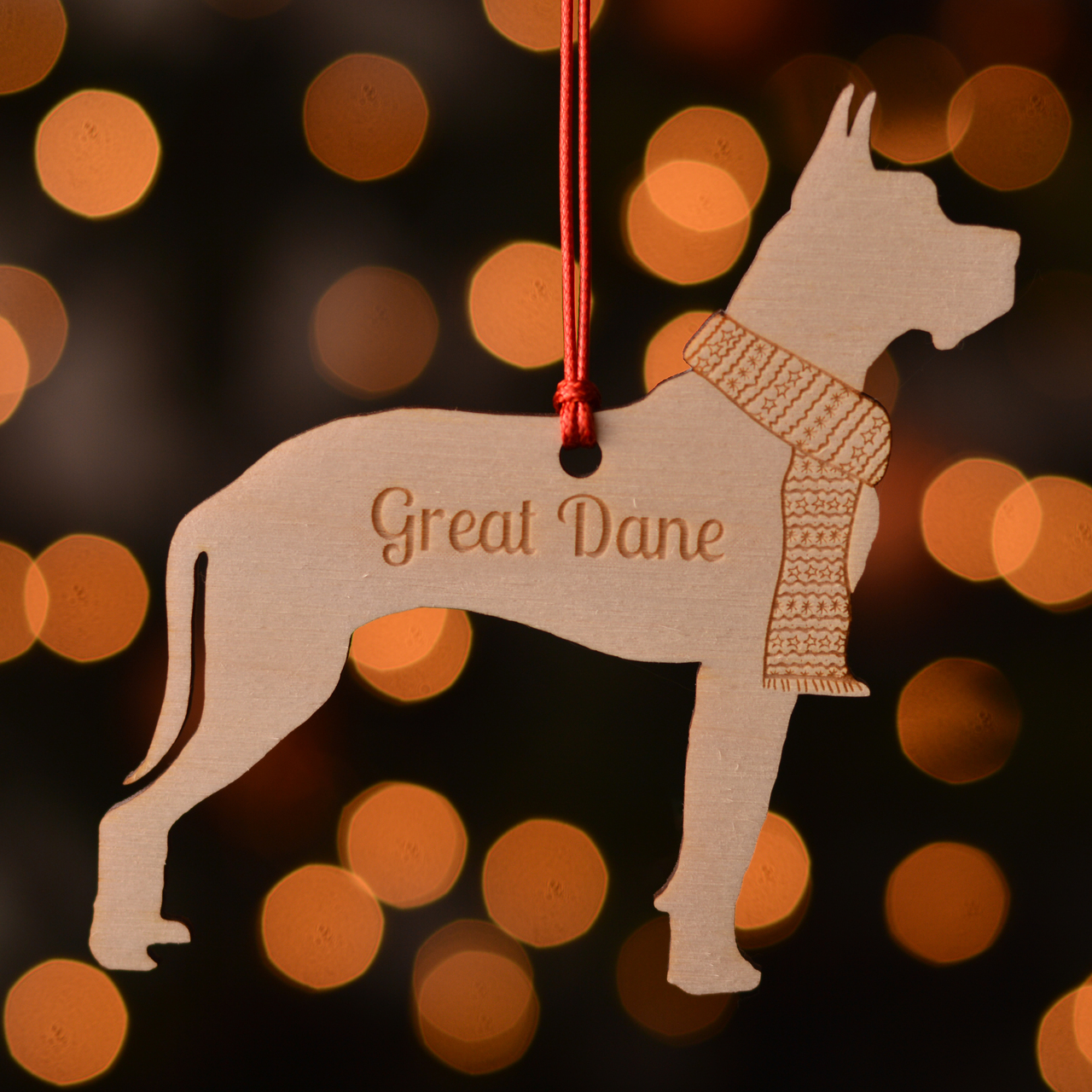 Personalised Great Dane Dog Decoration